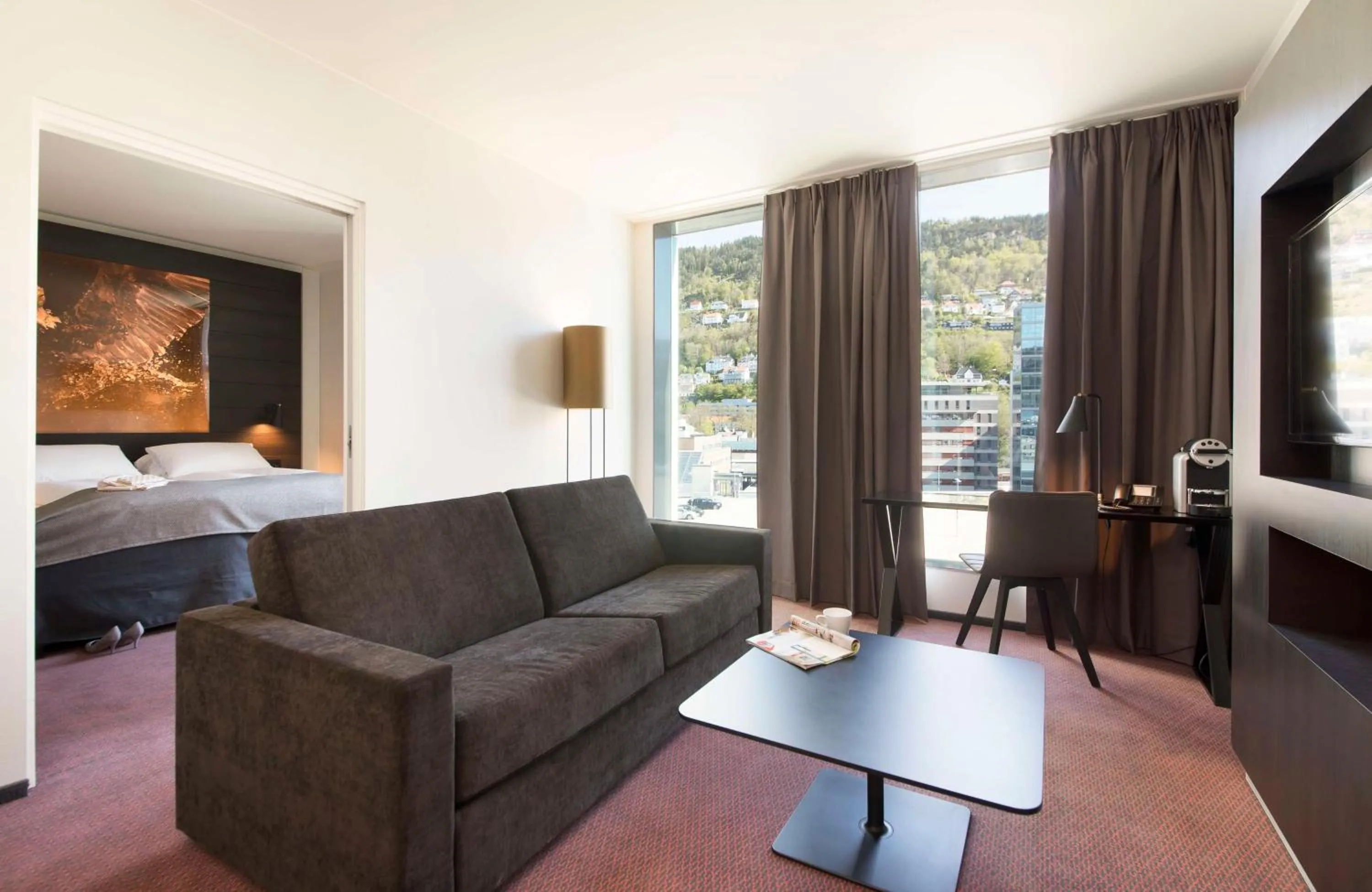 Bedroom in Scandic Ørnen