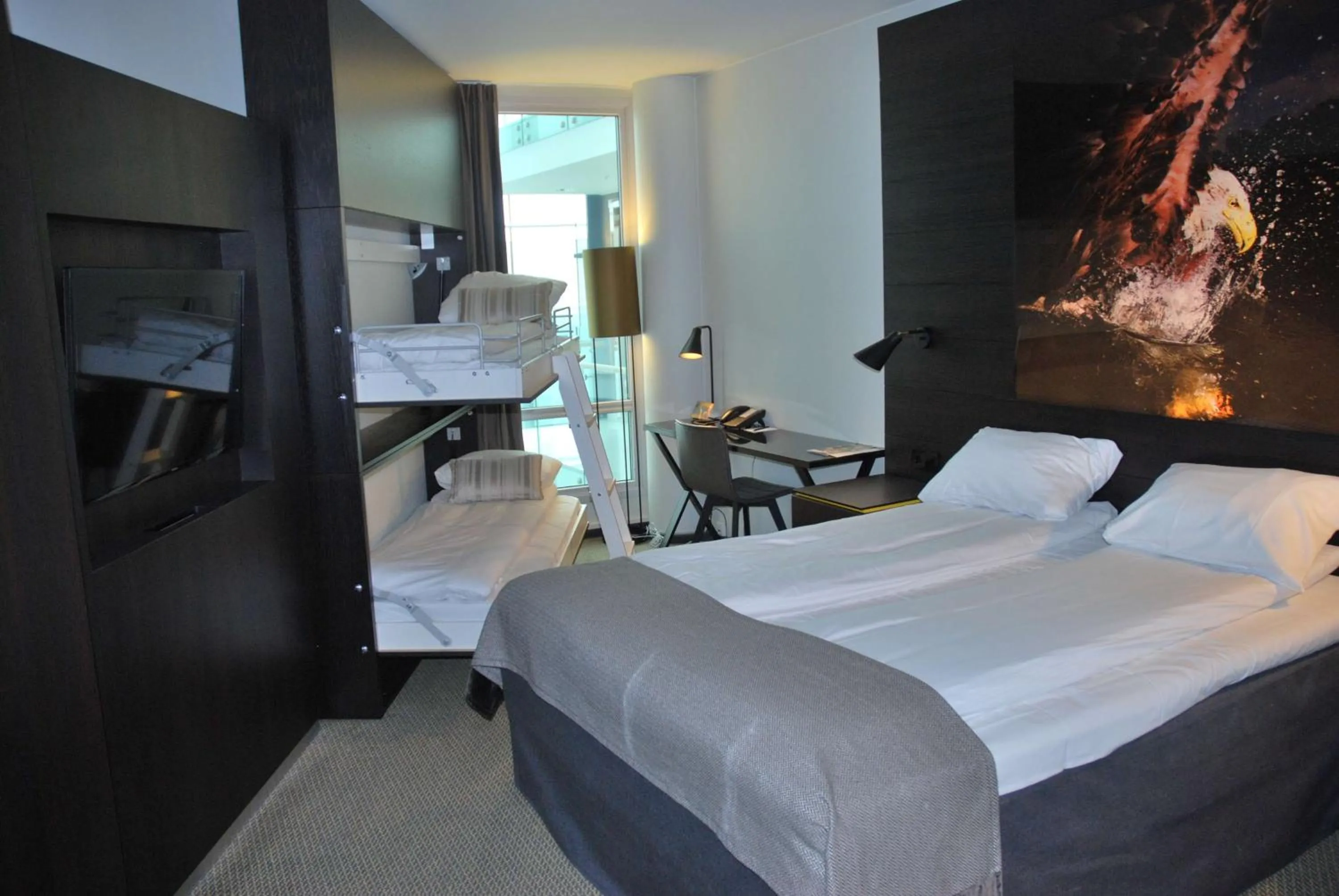 Photo of the whole room, Bed in Scandic Ørnen