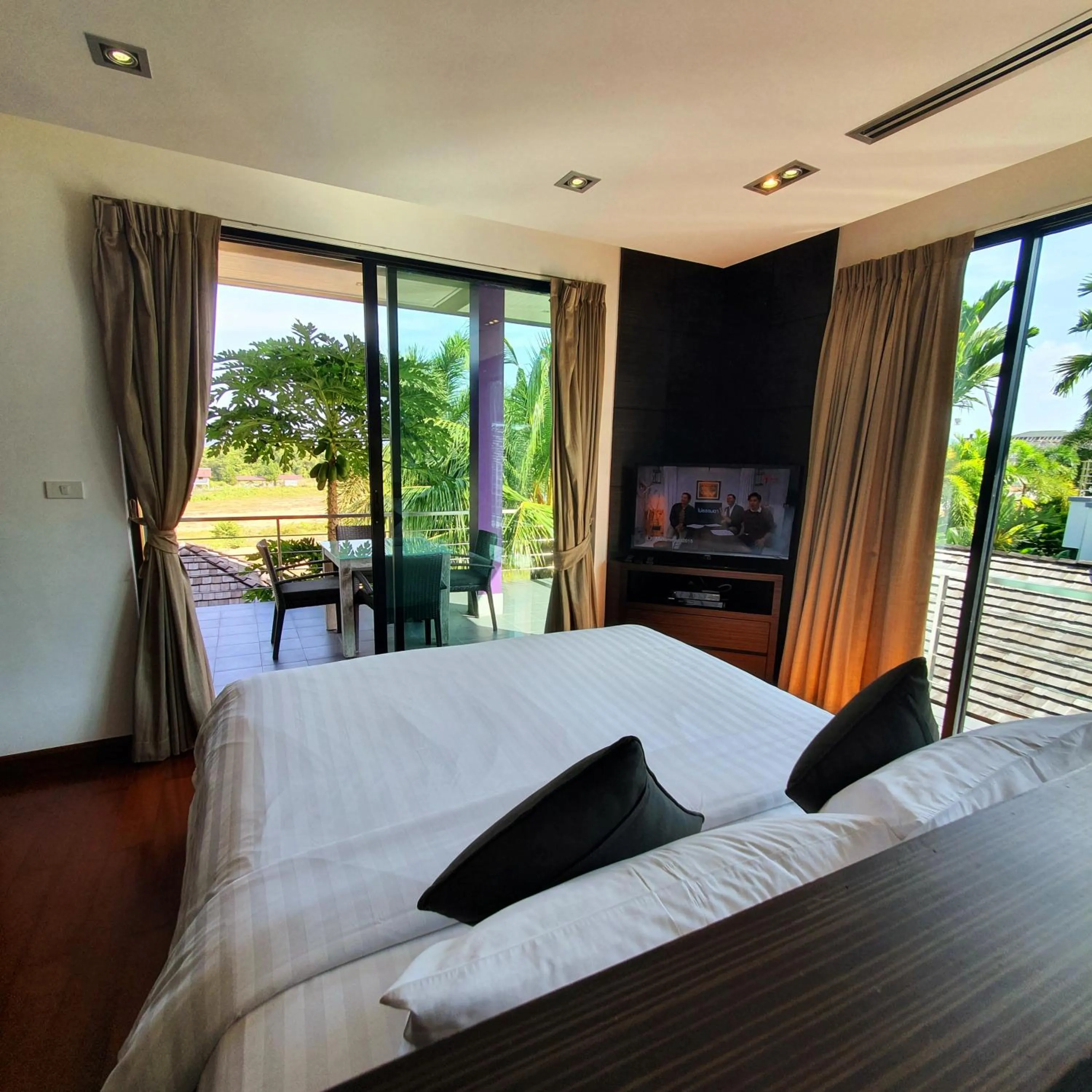 Bedroom, Bed in Eden Villa Phuket