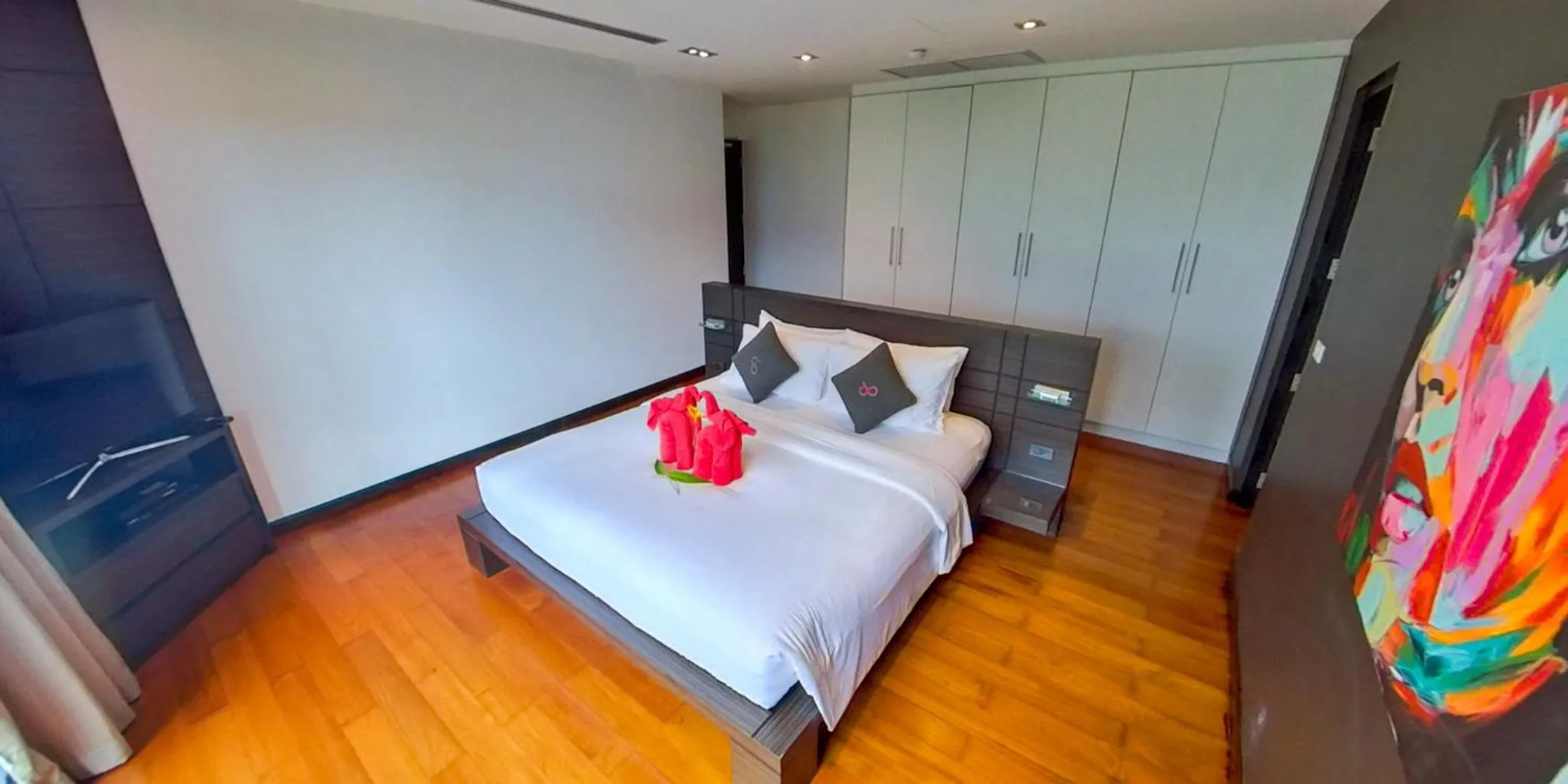 Bedroom, Bed in Eden Villa Phuket