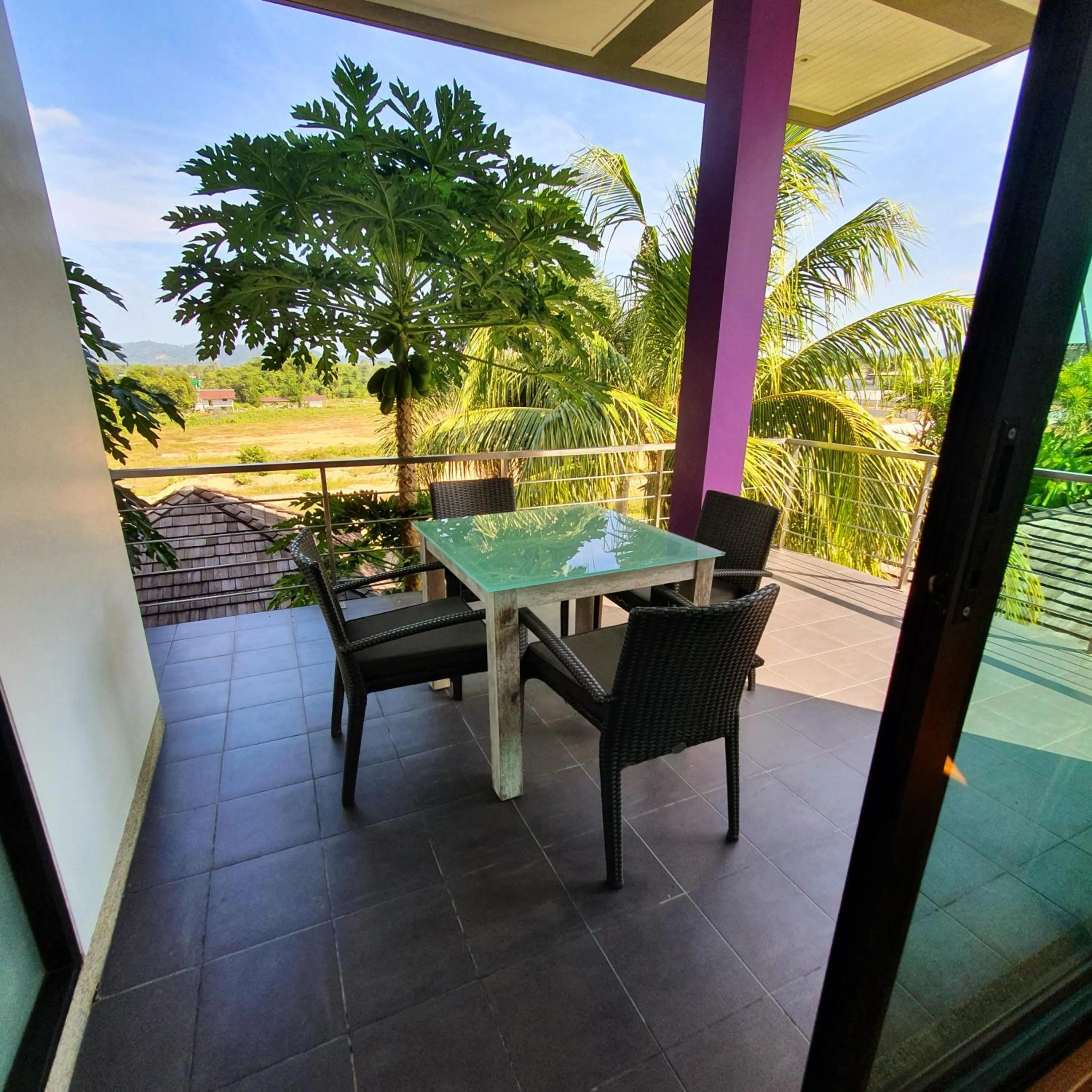 Balcony/Terrace in Eden Villa Phuket