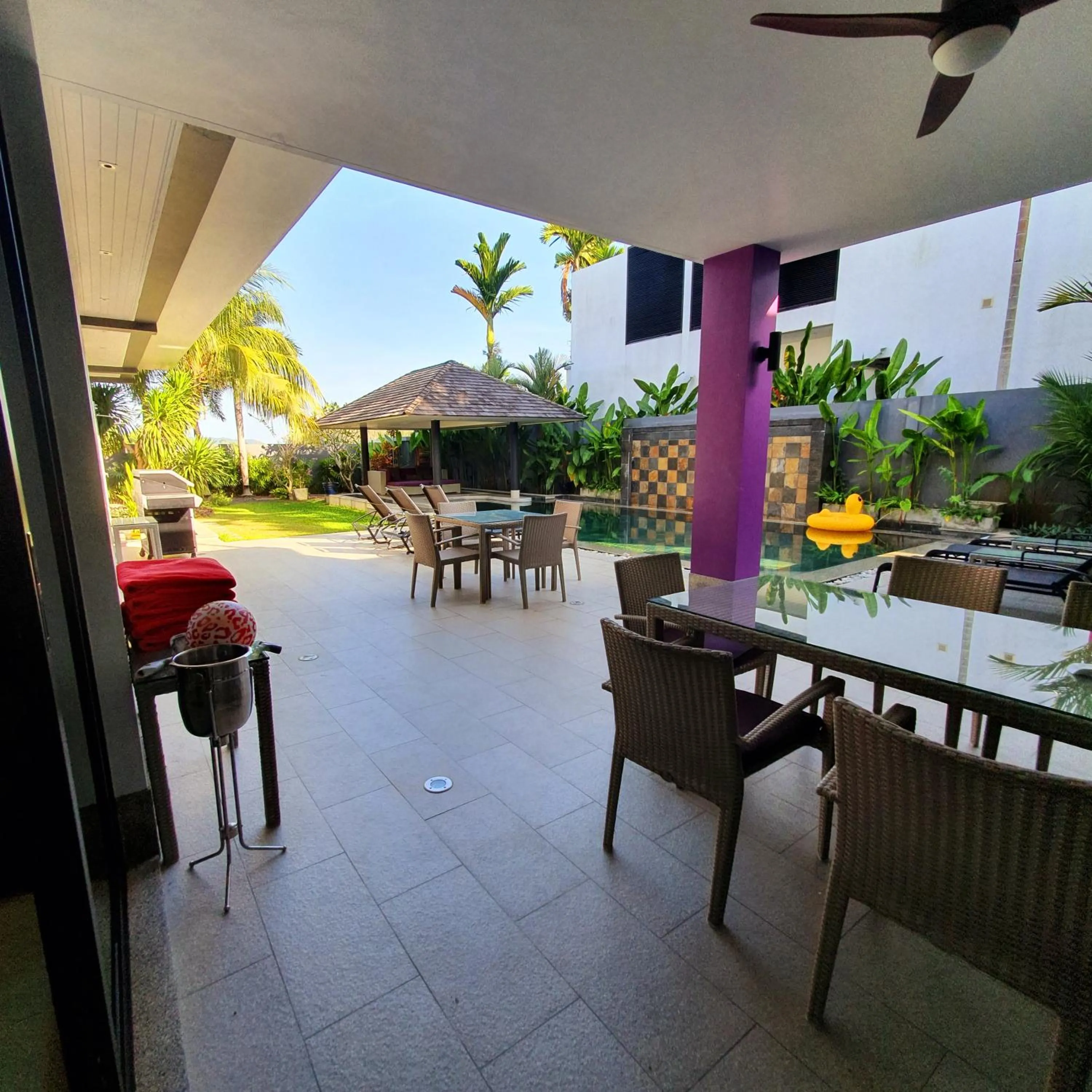 Balcony/Terrace in Eden Villa Phuket