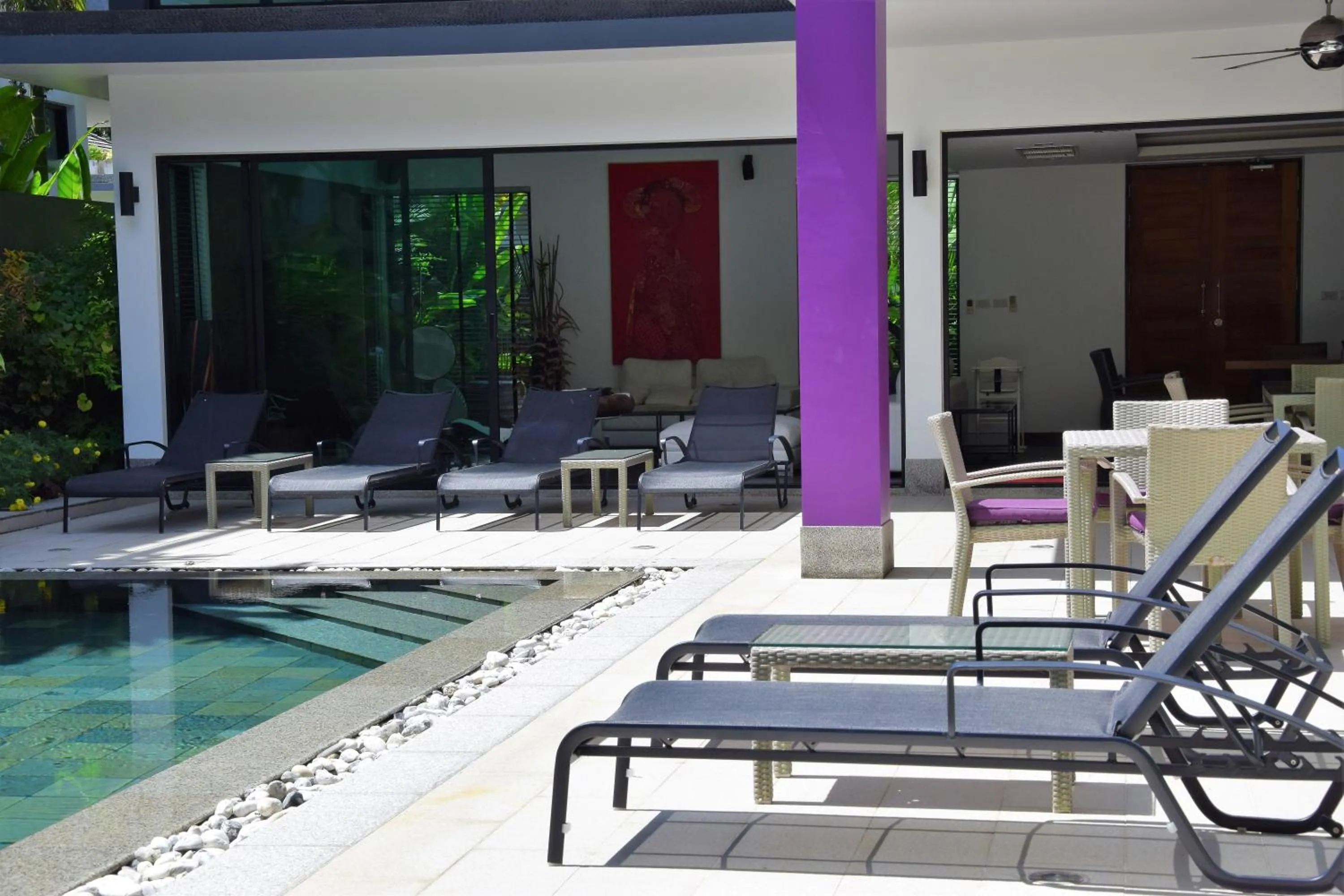 Balcony/Terrace in Eden Villa Phuket