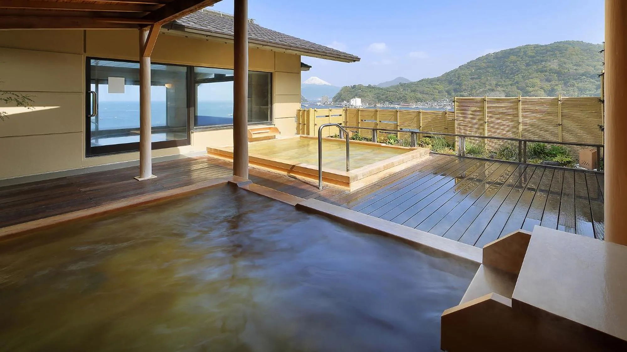 Open Air Bath in Izu Mitohama Shotokan