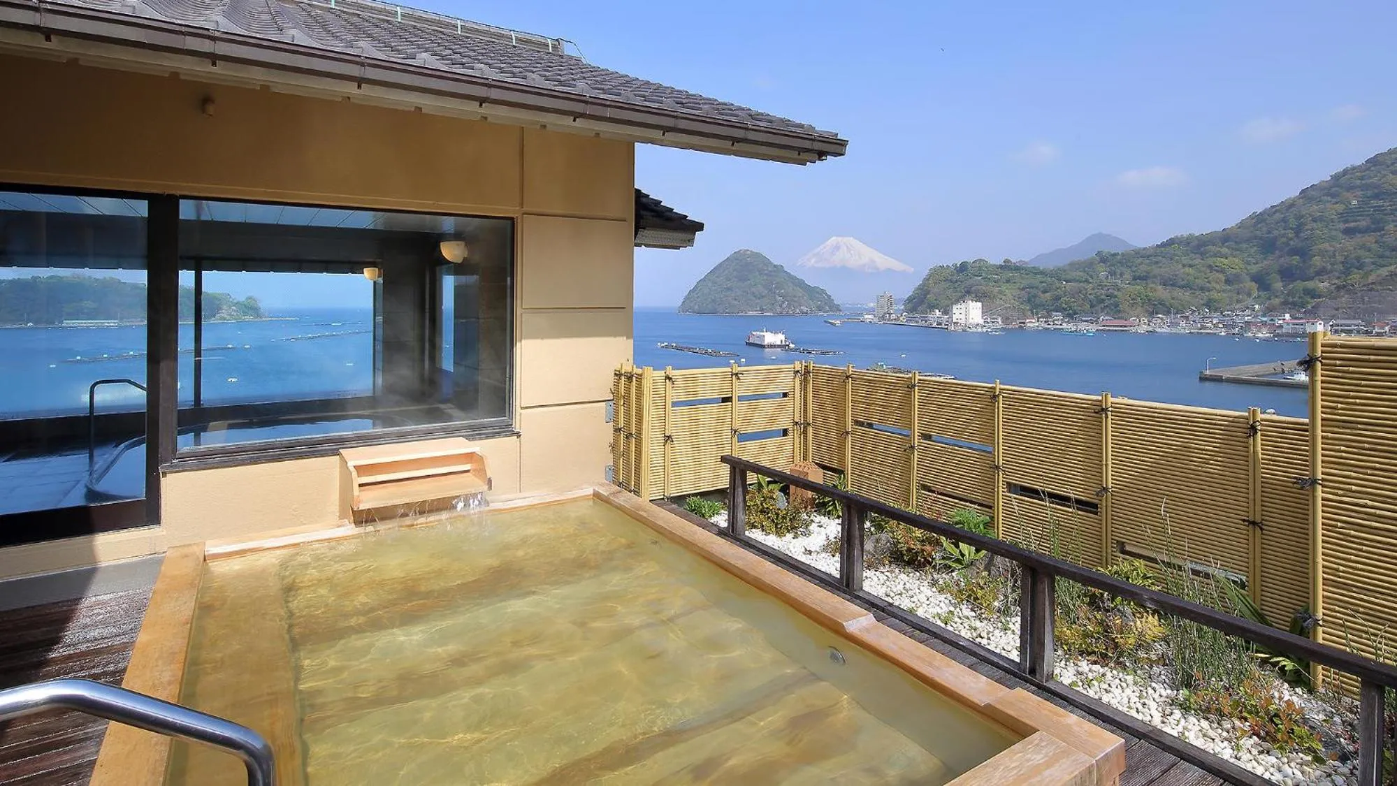 Open Air Bath in Izu Mitohama Shotokan