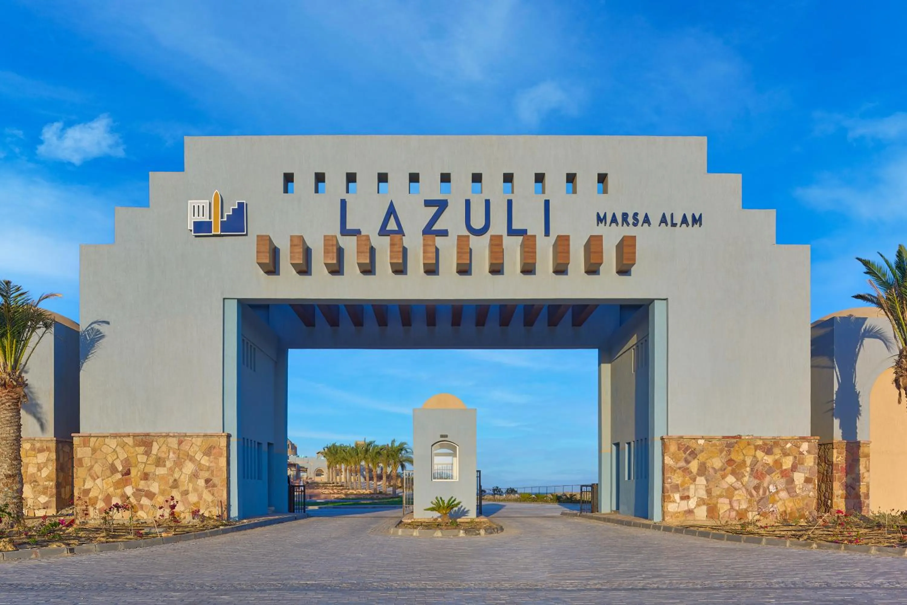 Facade/entrance in Lazuli Hotel, Marsa Alam