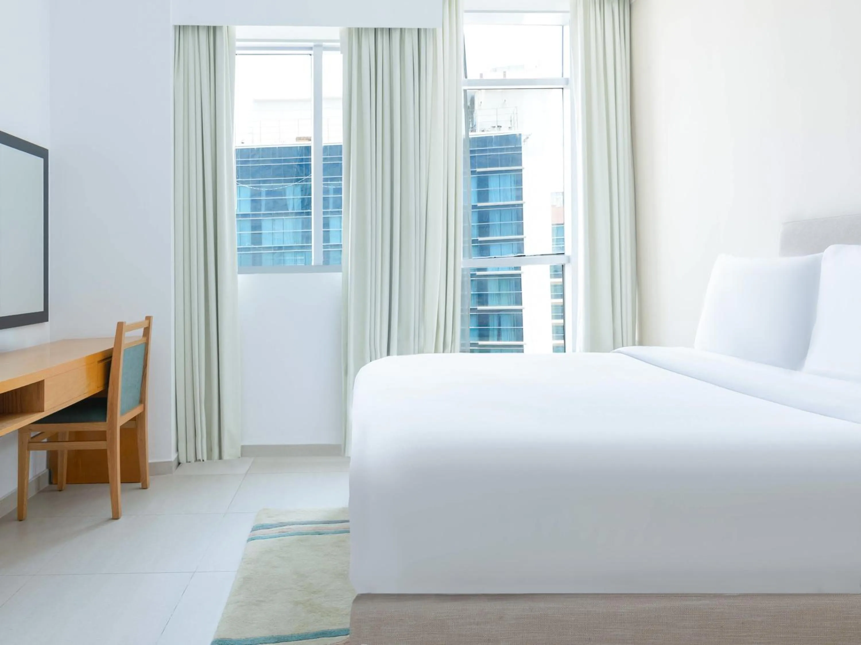 Bedroom, Bed in Grand Heights Dubai Hotel Apartments