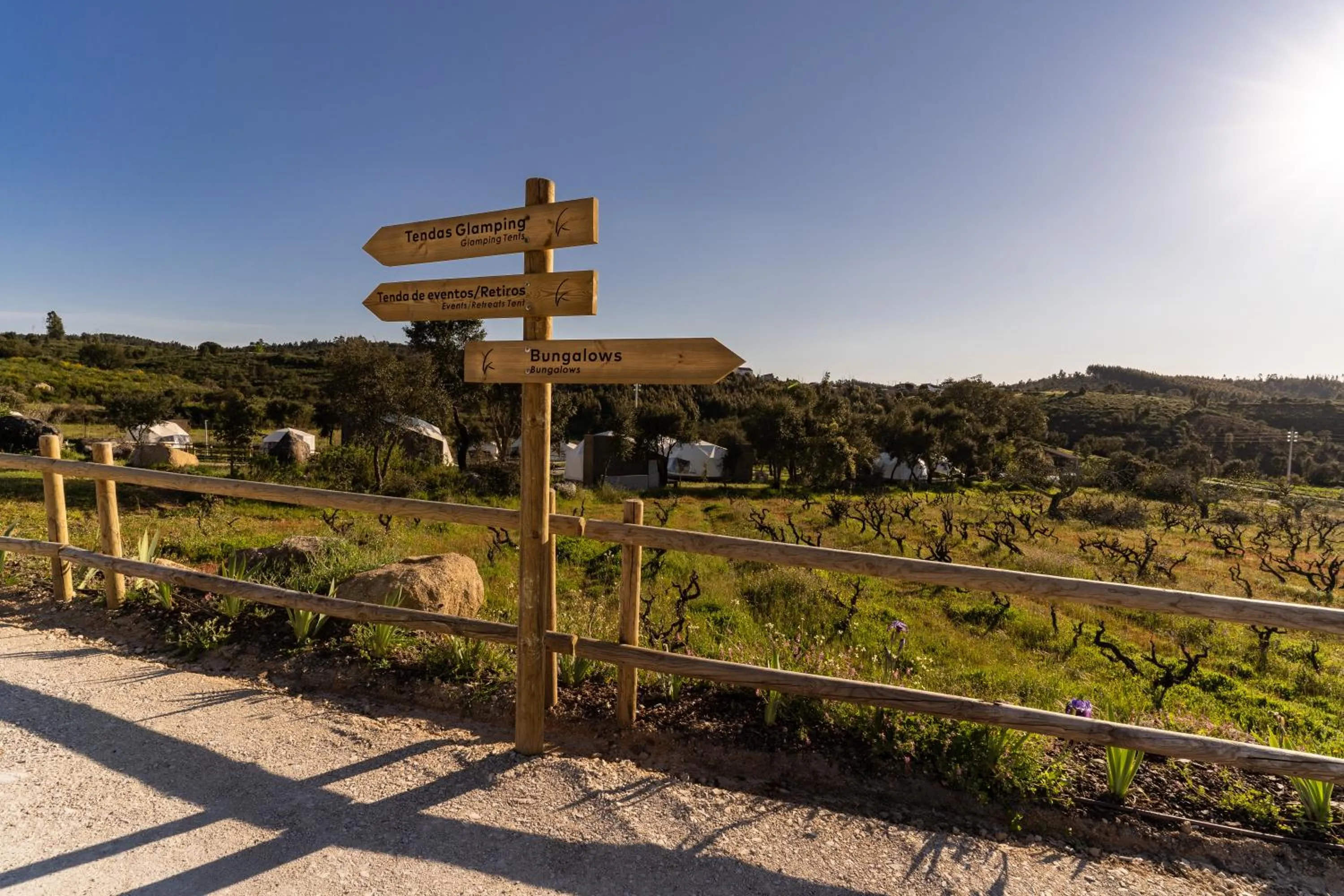 Natural landscape in Gavião Nature Village