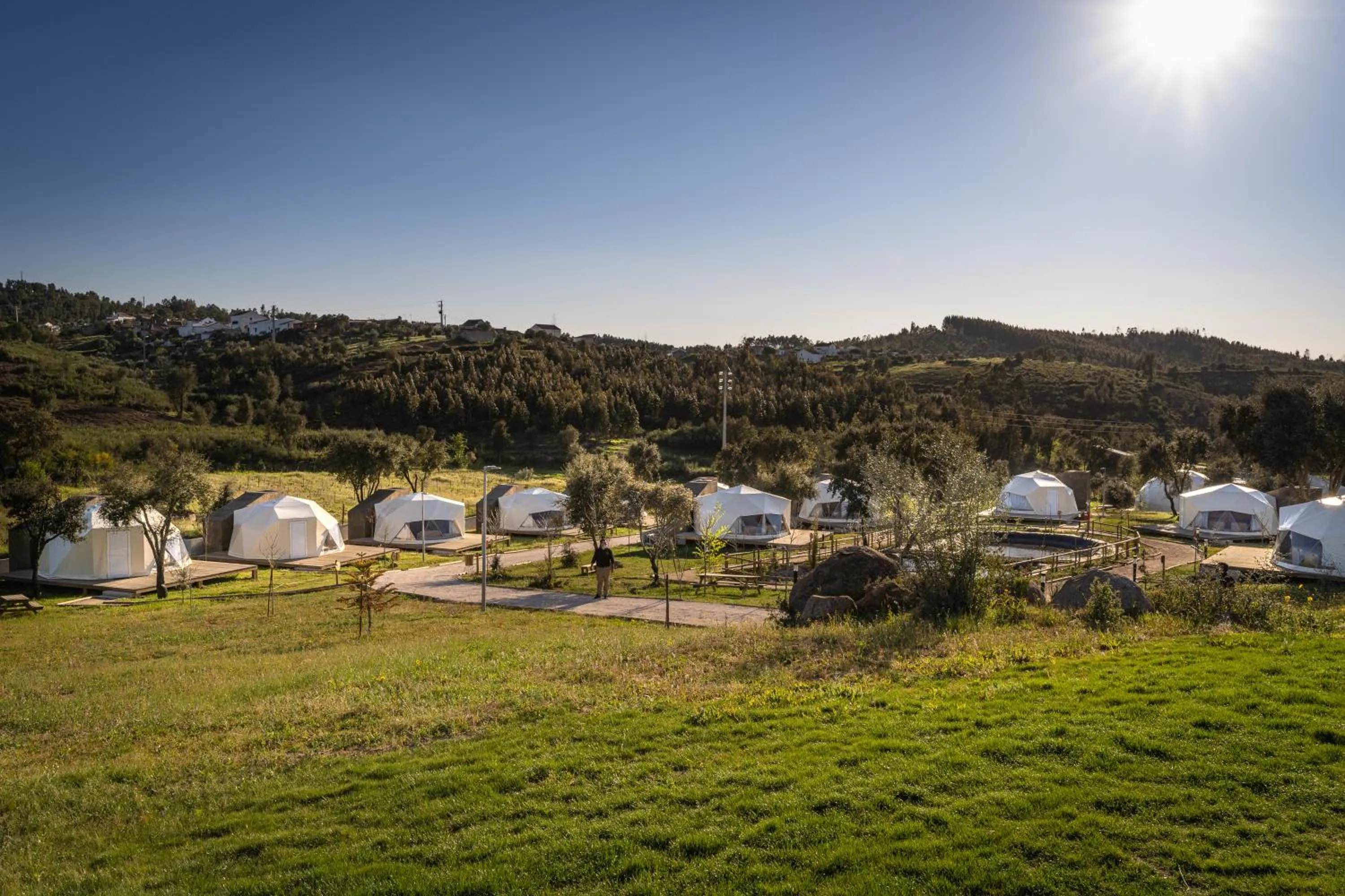 Natural landscape in Gavião Nature Village