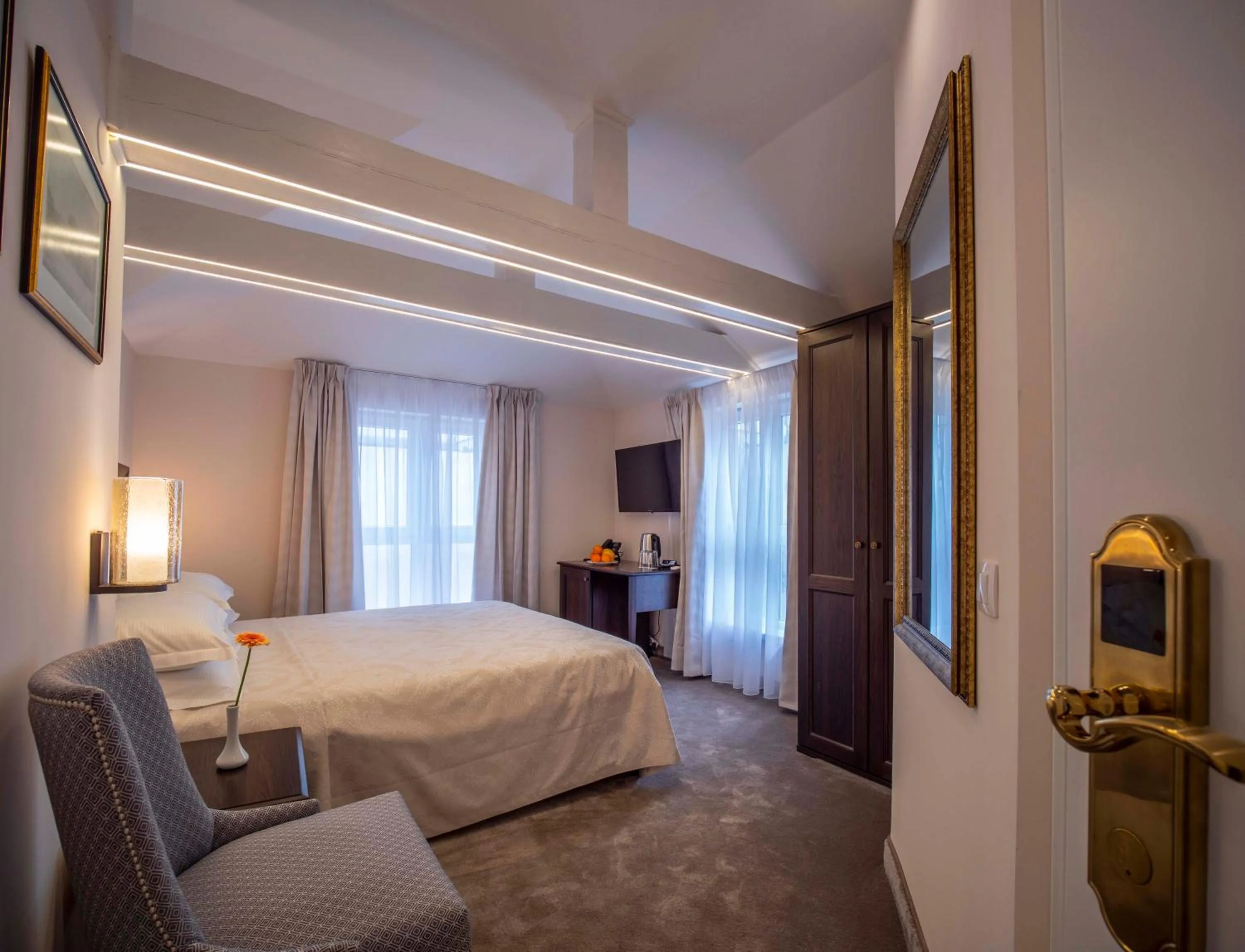 Bed in The Moon Boutique Hotel