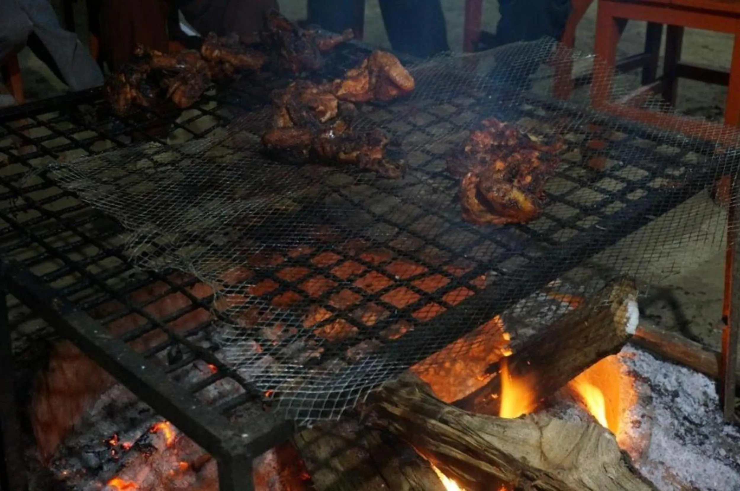 BBQ facilities in Travellers Jungle Camp-Sauraha