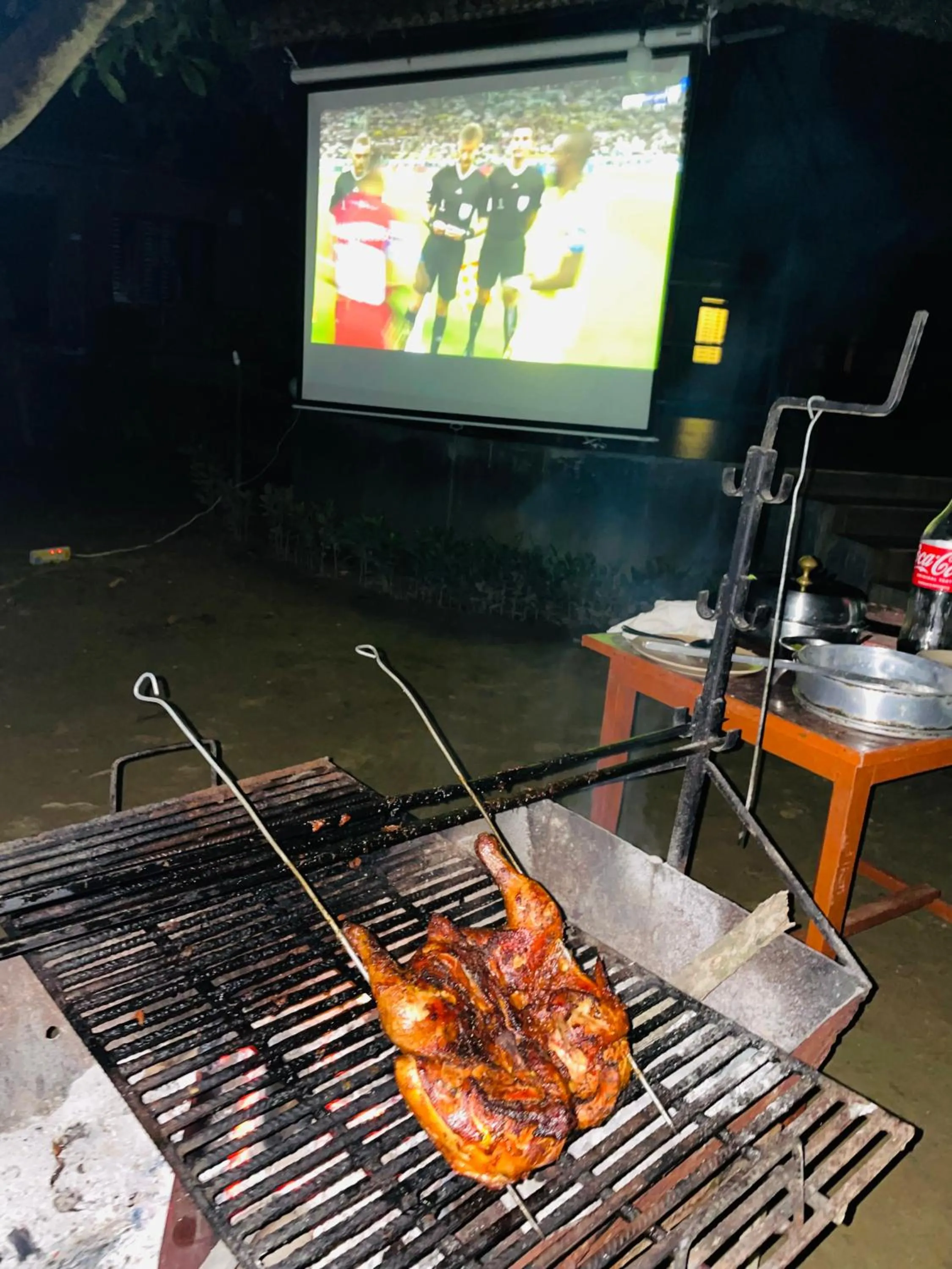 BBQ facilities in Travellers Jungle Camp-Sauraha