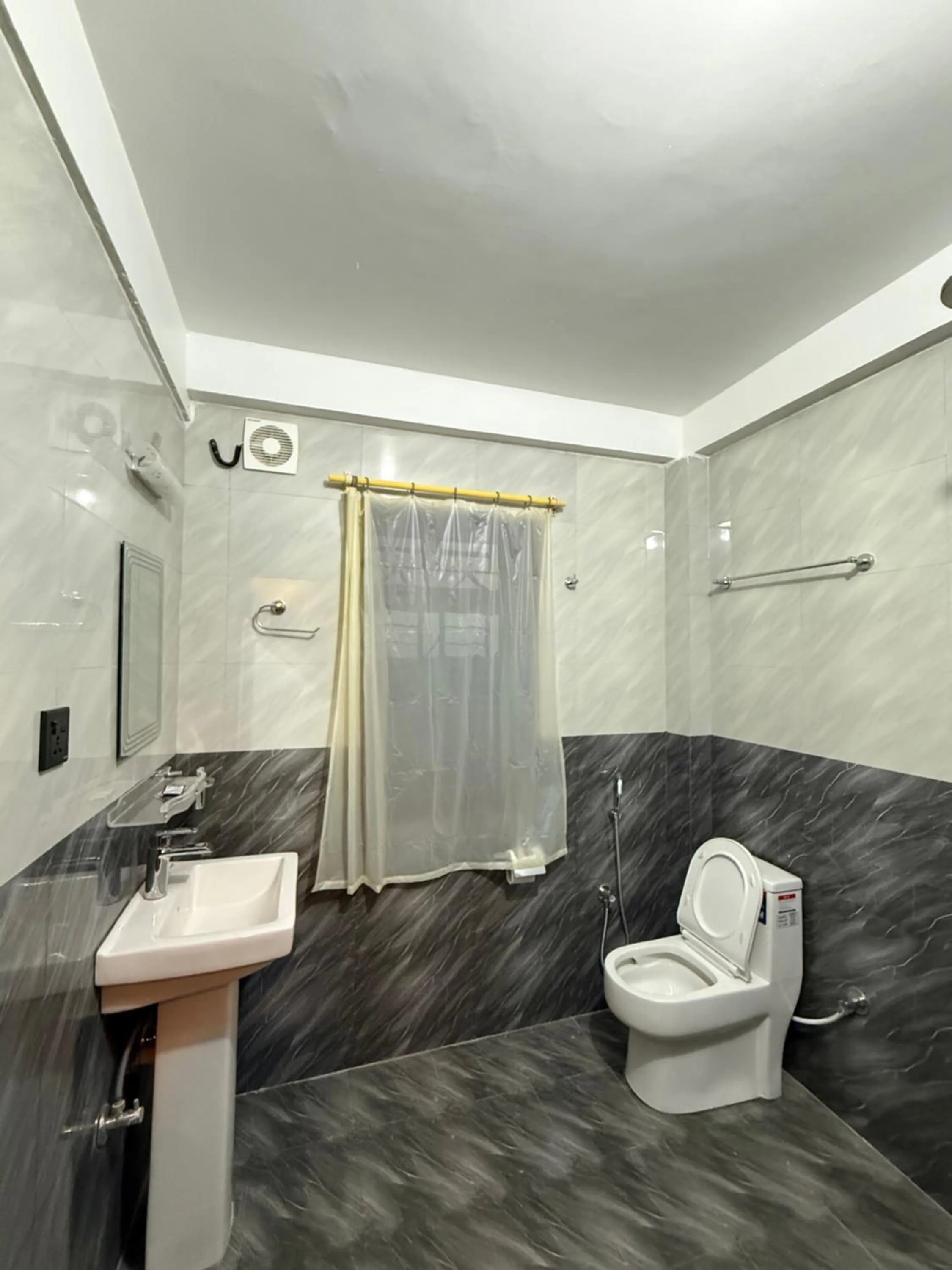 Bathroom in Travellers Jungle Camp-Sauraha