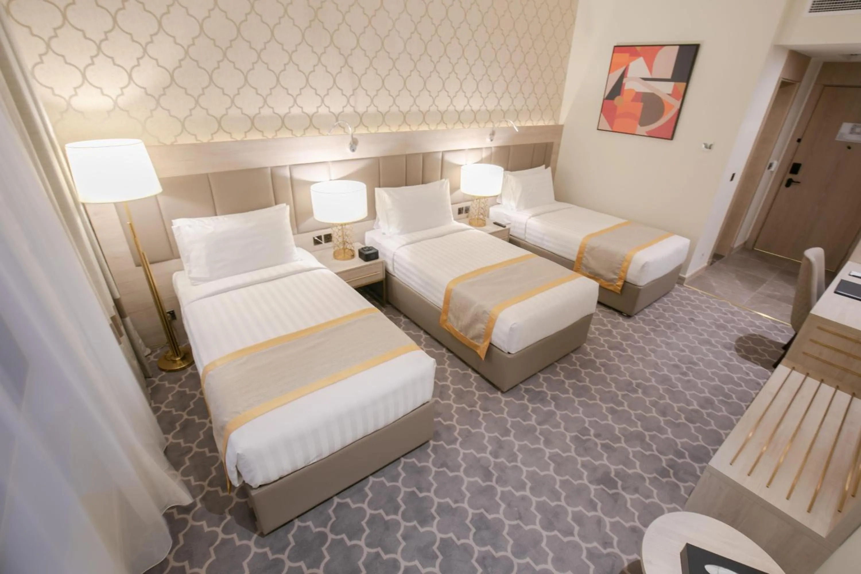 Bed in DoubleTree by Hilton Makkah Aziziyah