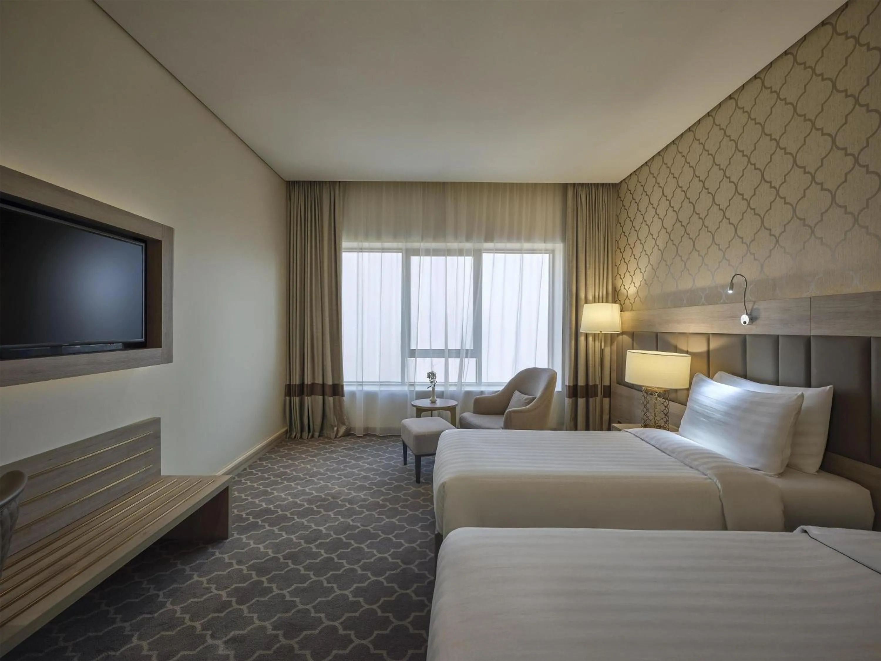 Bed in DoubleTree by Hilton Makkah Aziziyah