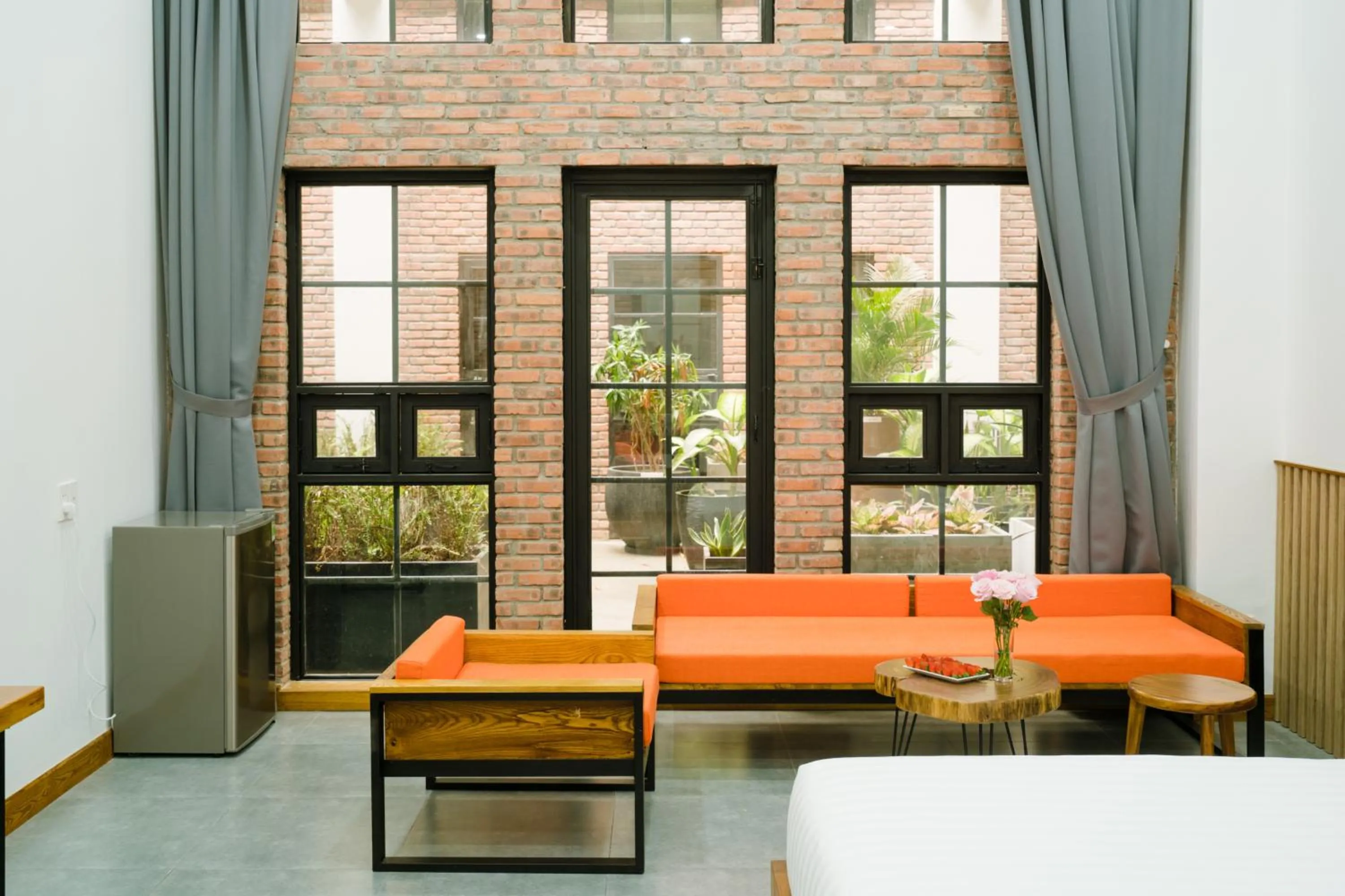 Living room in Flexi Hotel & Apartment Han Market