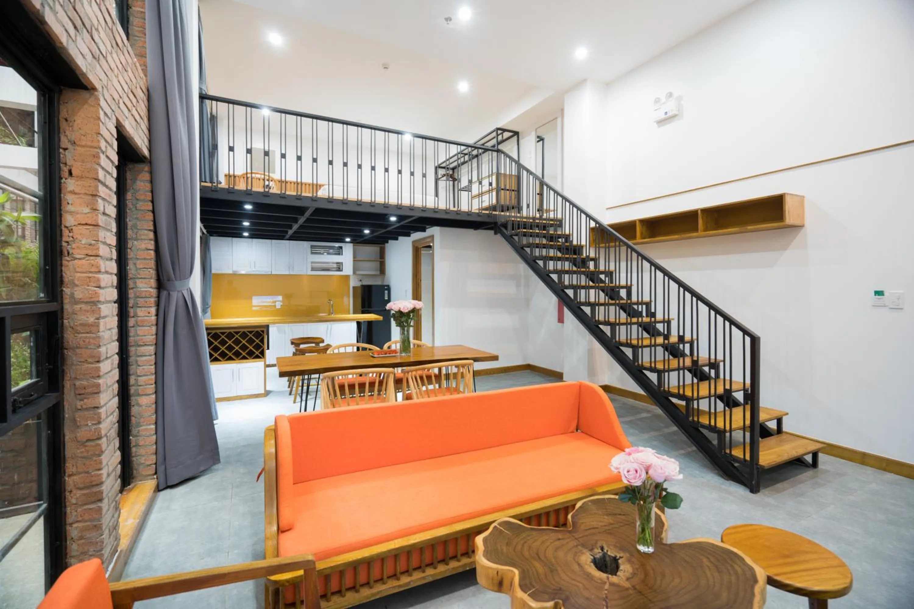 Living room in Flexi Hotel & Apartment Han Market