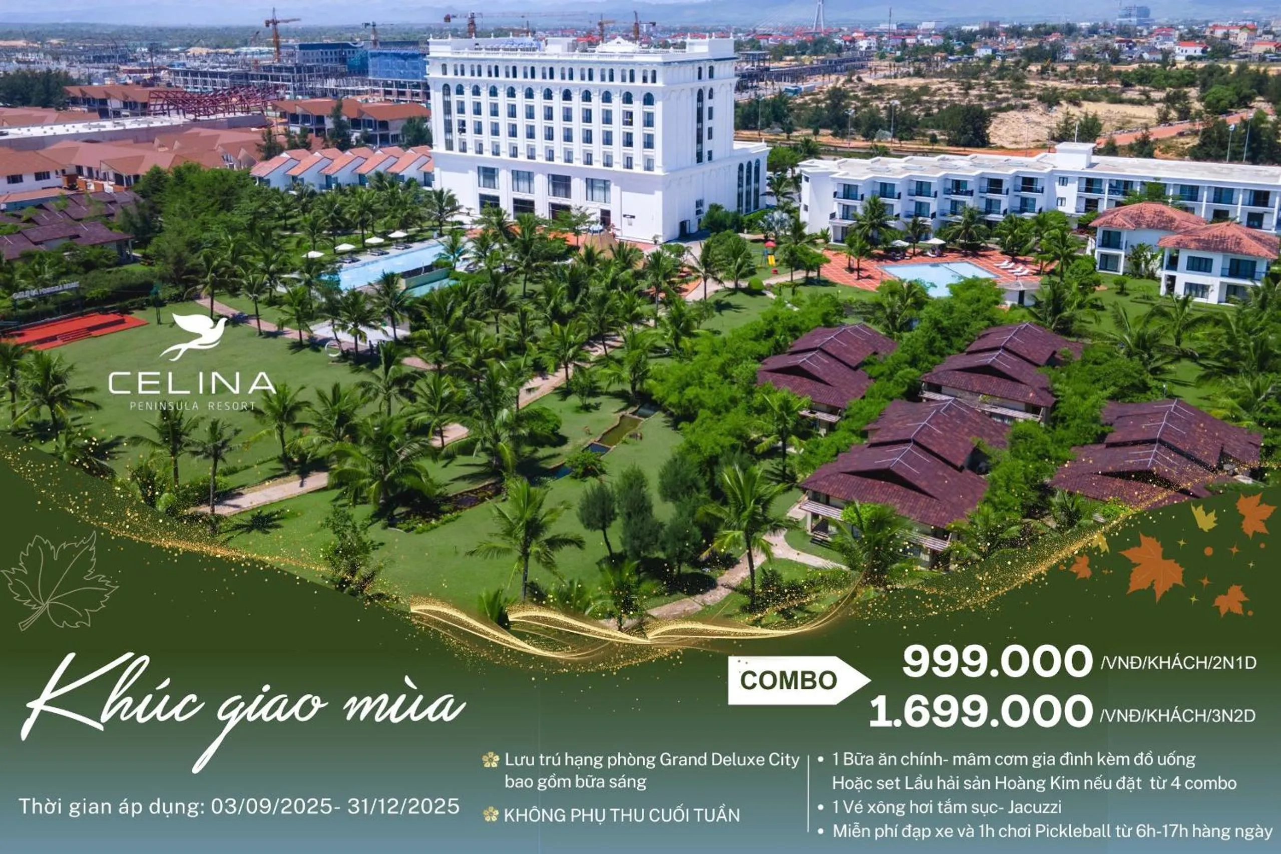 Bird's eye view in Celina Peninsula Resort Quảng Bình