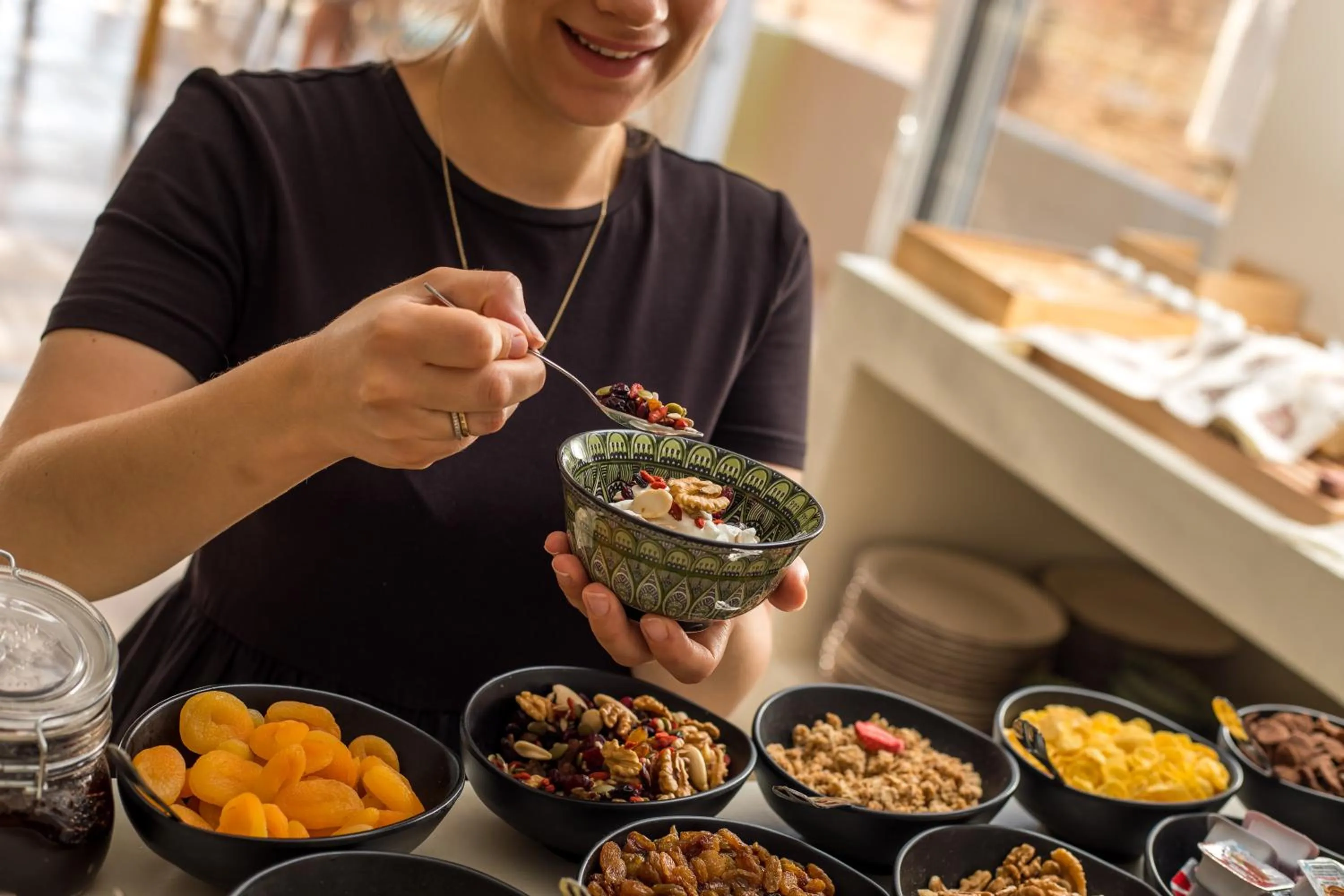 Breakfast in Atma Beach Rooms & Suites