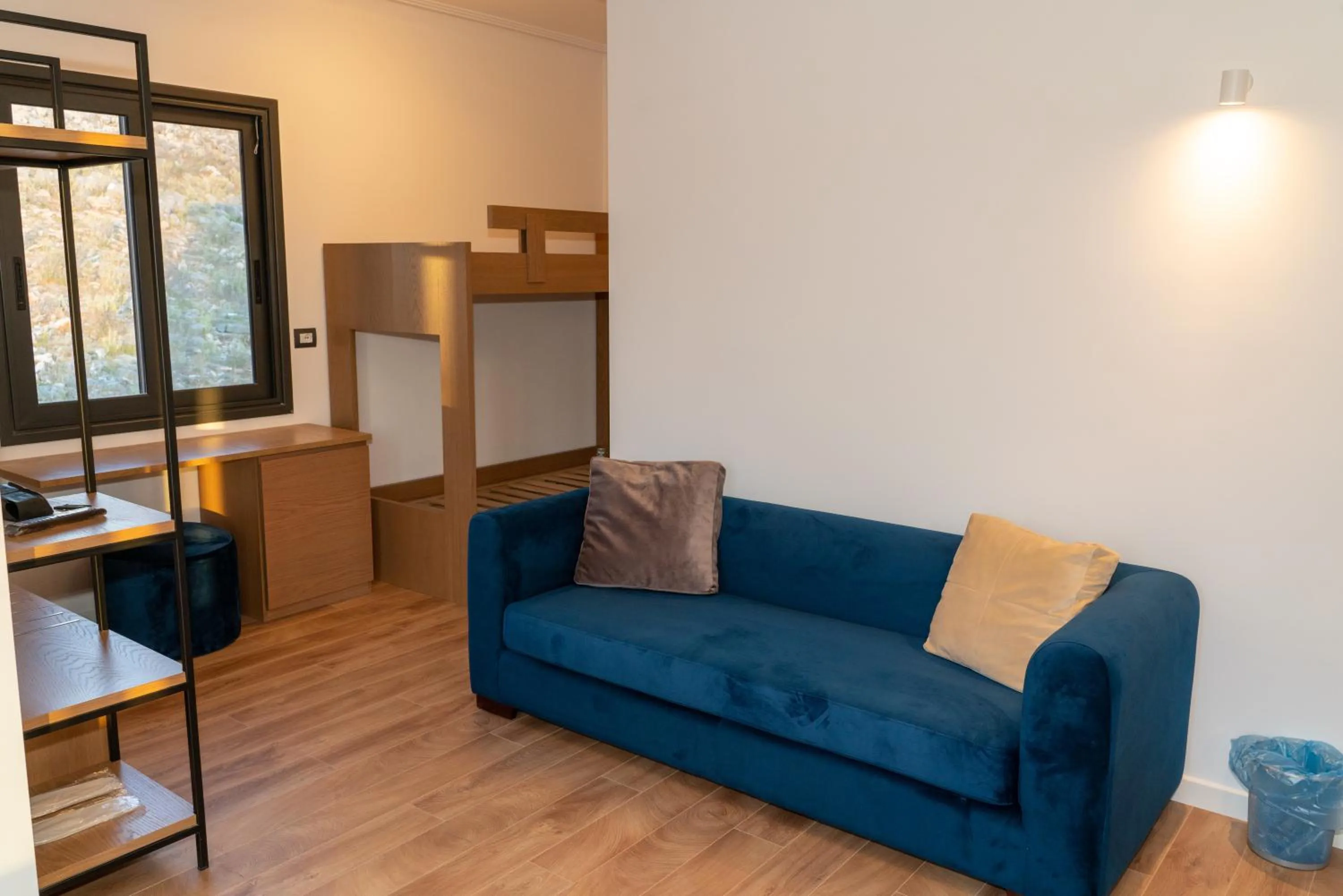 Bed in Hilltop Heaven Hotel