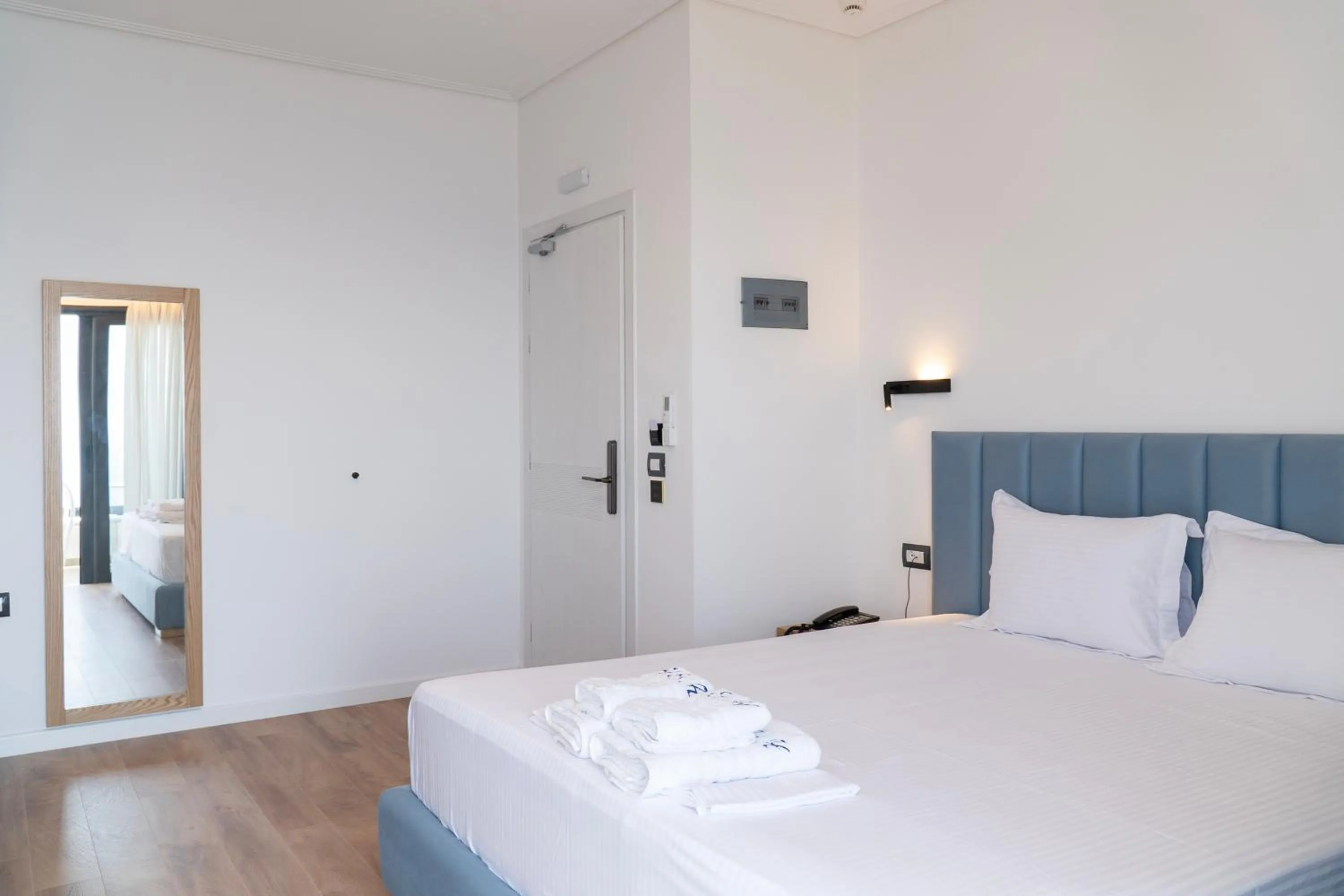 Bed in Hilltop Heaven Hotel