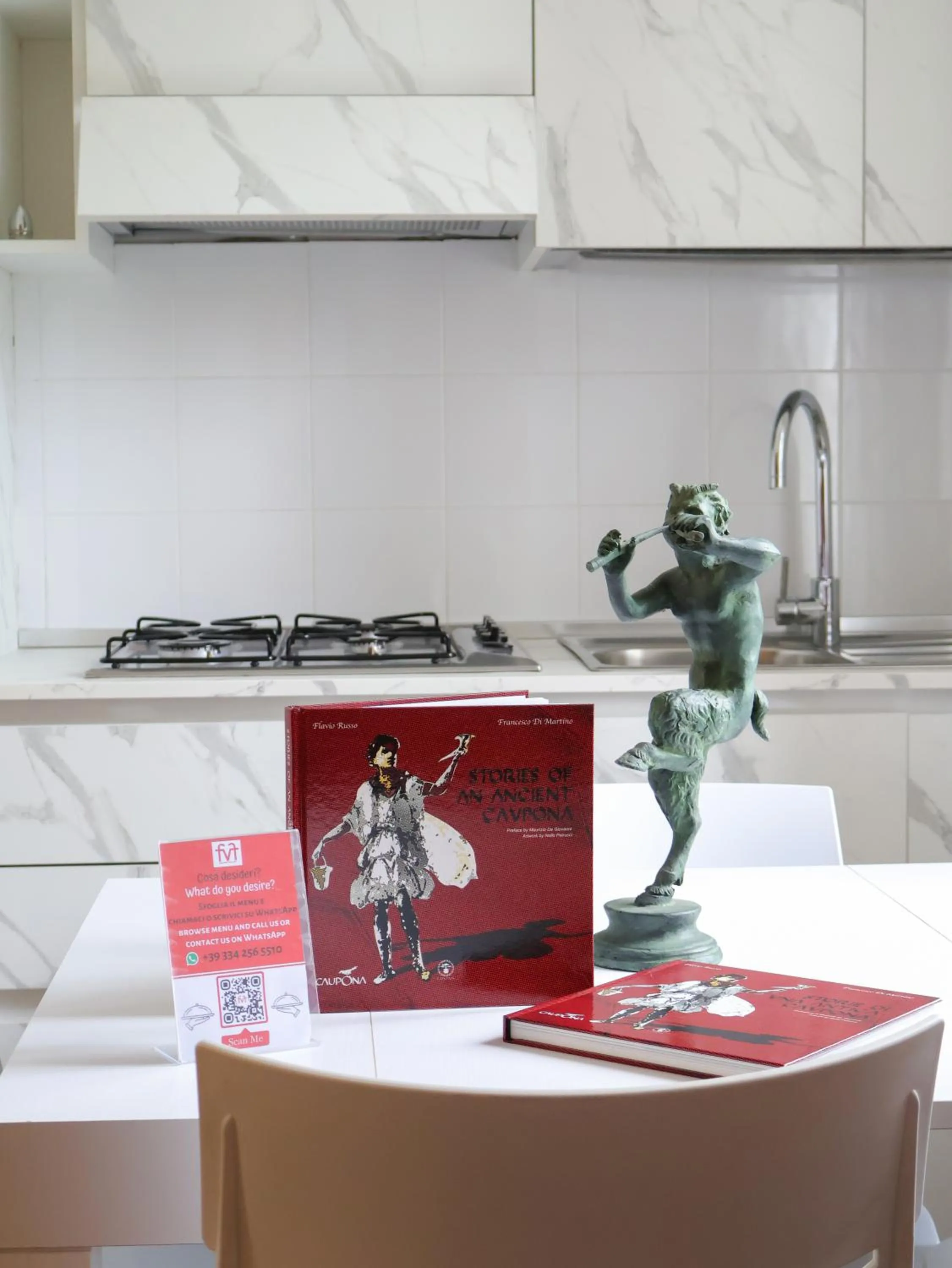 Kitchen or kitchenette in Villa Flora