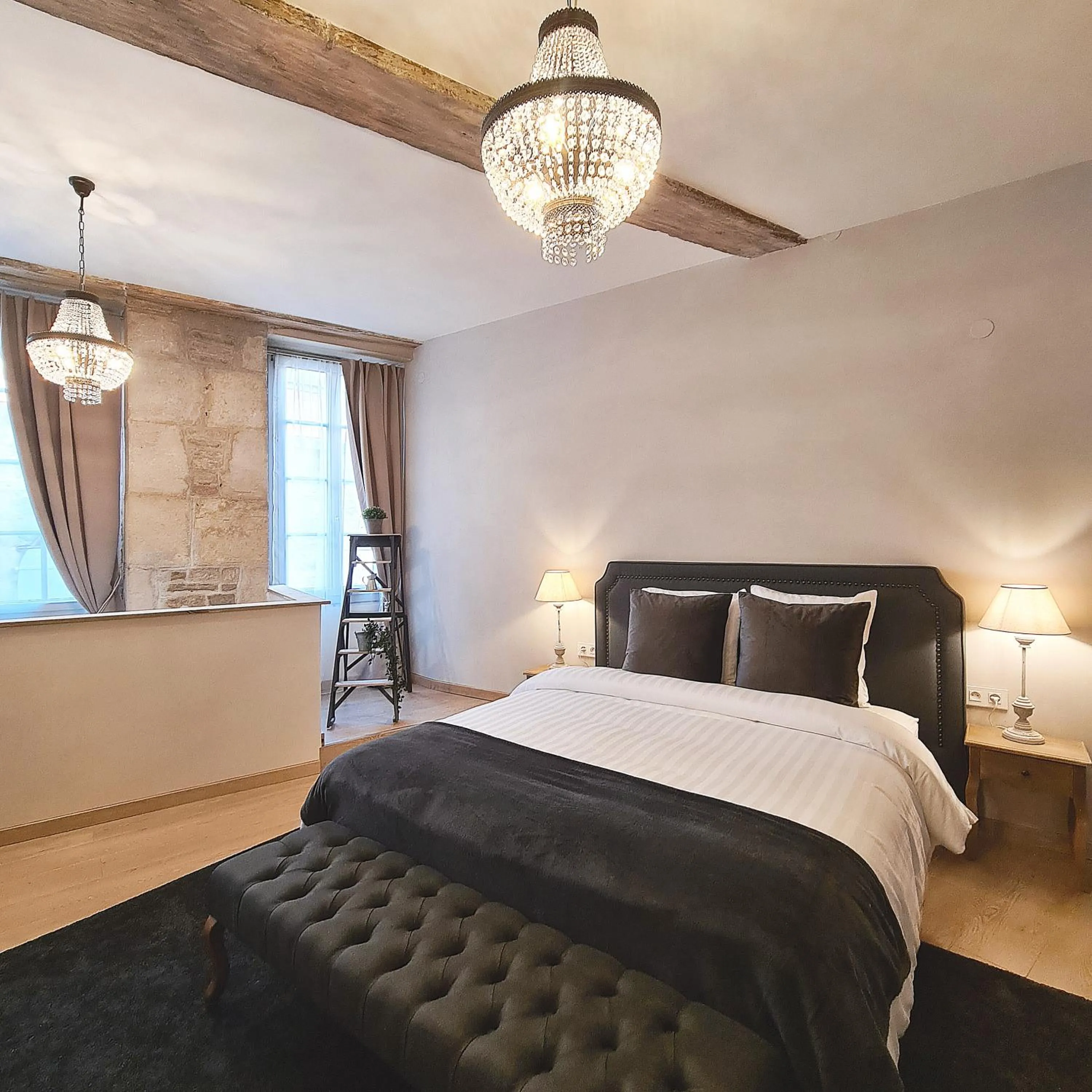 Bed in La Dolce Vita Spa privatif