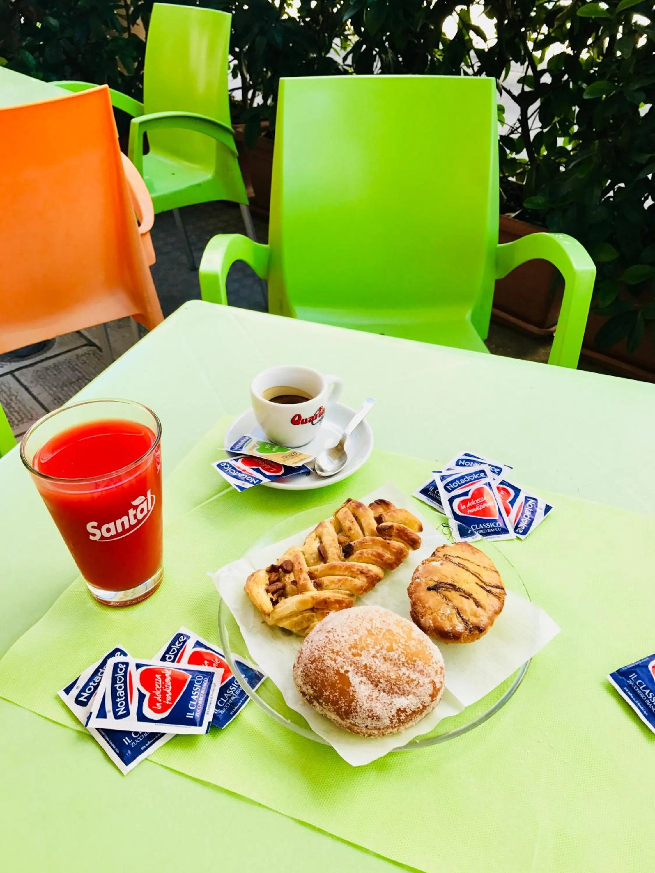 Italian breakfast in B&B Pietramare