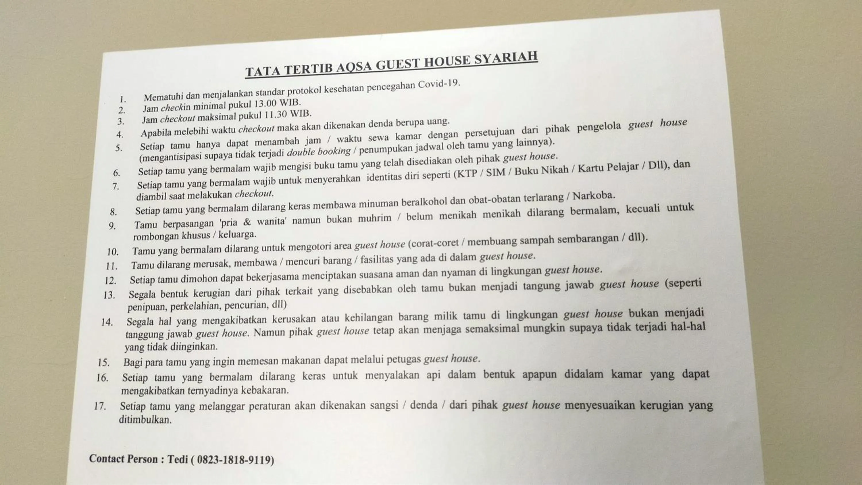 Logo/Certificate/Sign in Aqsa Guest House Ciamis Syariah