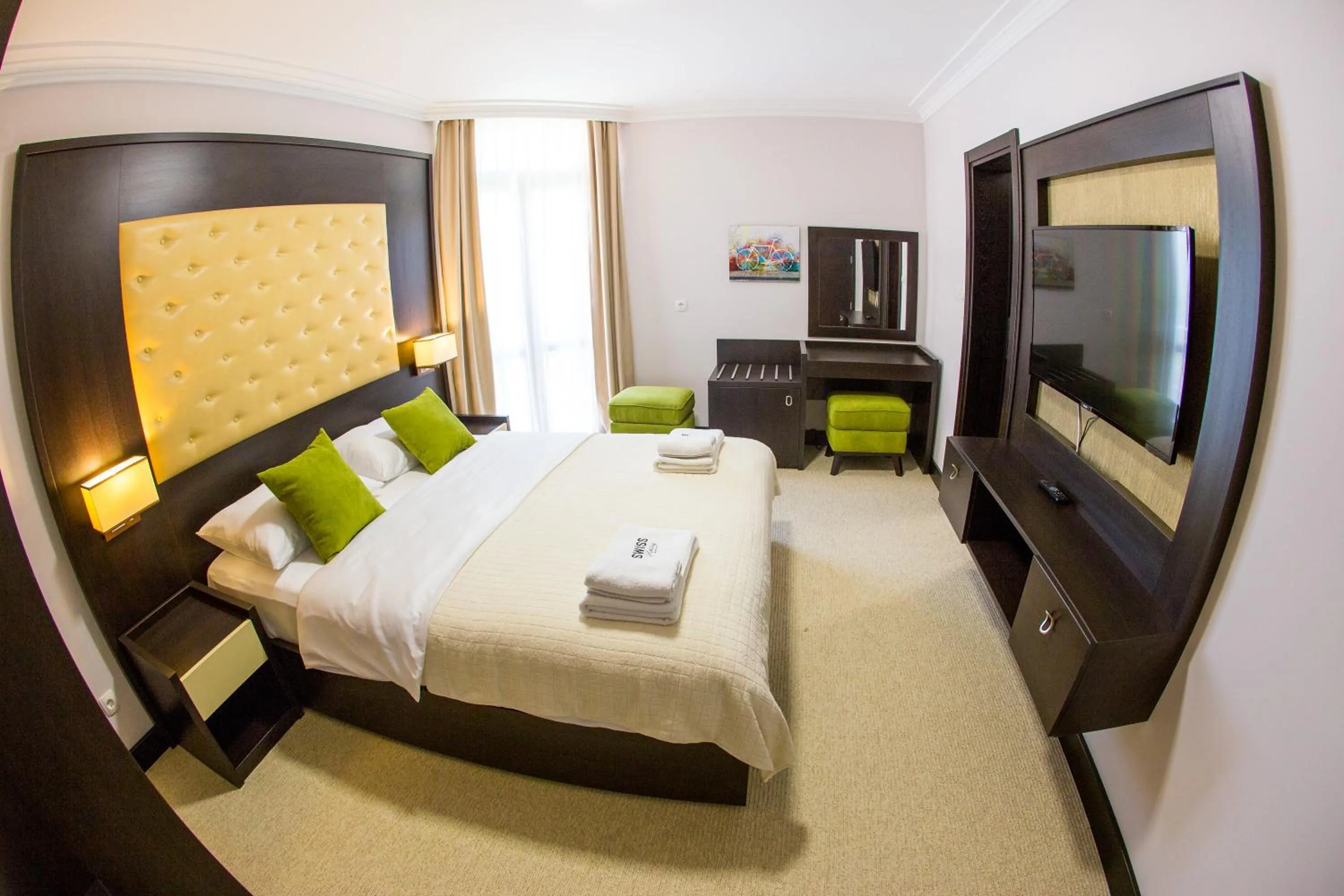 Bed in Swiss Holiday