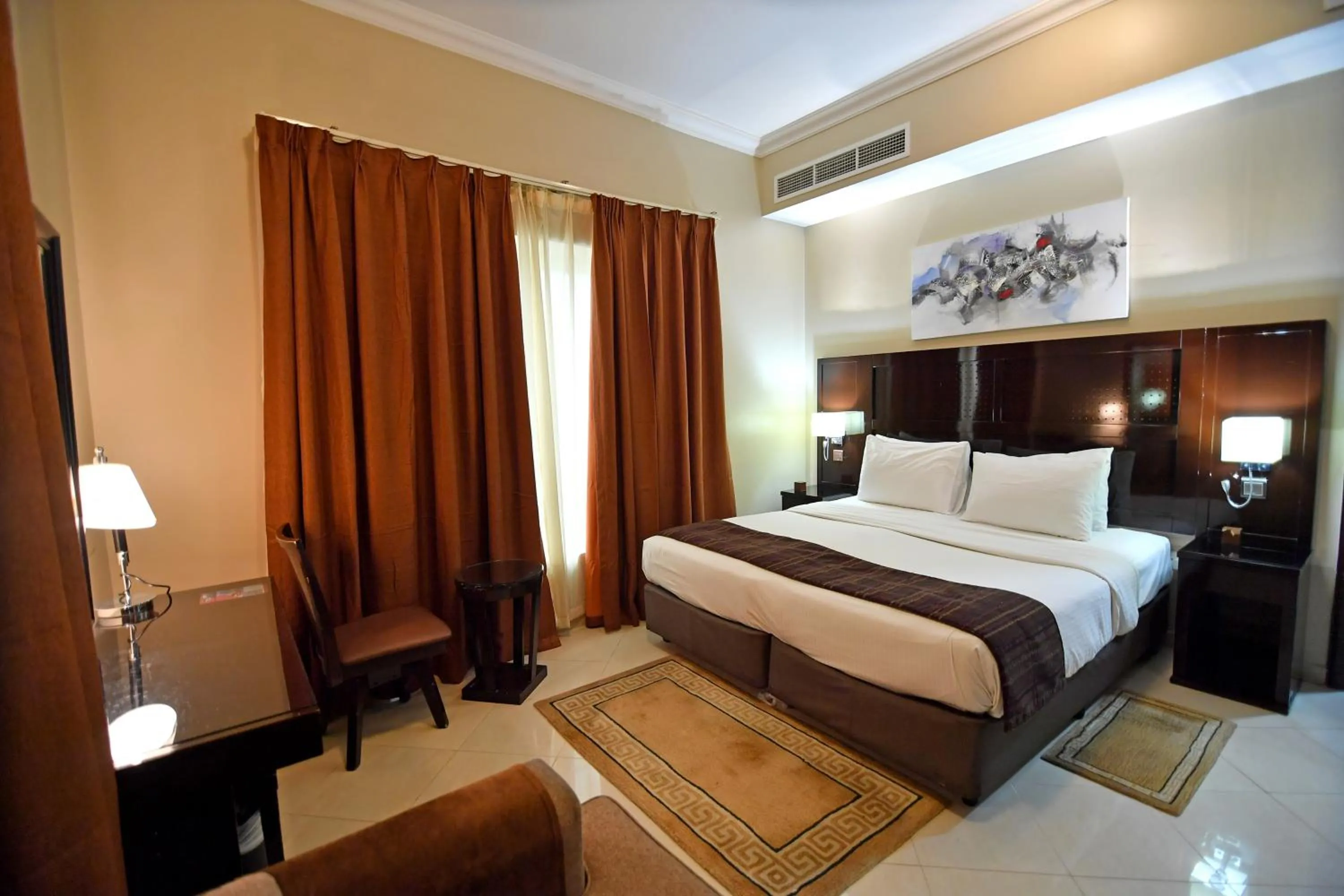 Bedroom, Bed in Emirates Stars Hotel Apartments Sharjah