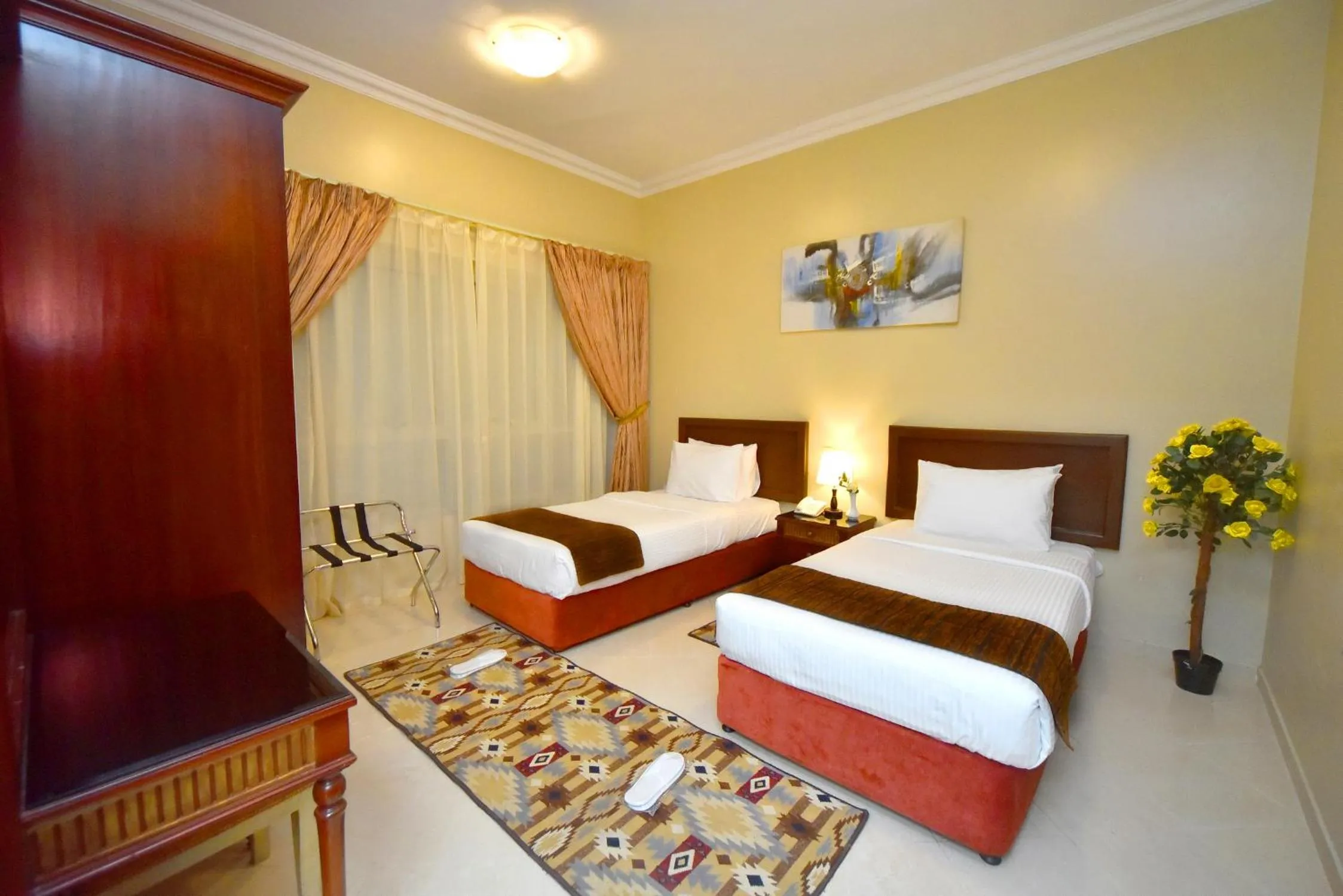 Bedroom, Bed in Emirates Stars Hotel Apartments Sharjah
