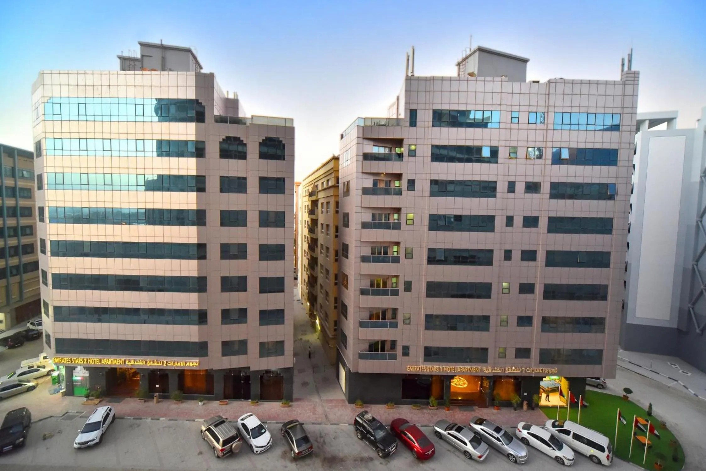 Street view in Emirates Stars Hotel Apartments Sharjah
