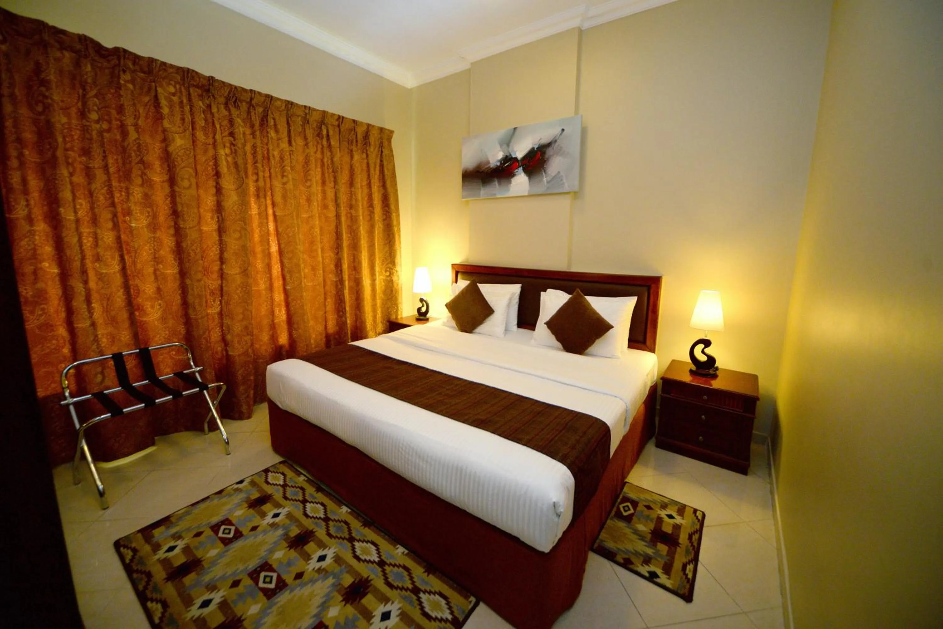 Bedroom, Bed in Emirates Stars Hotel Apartments Sharjah