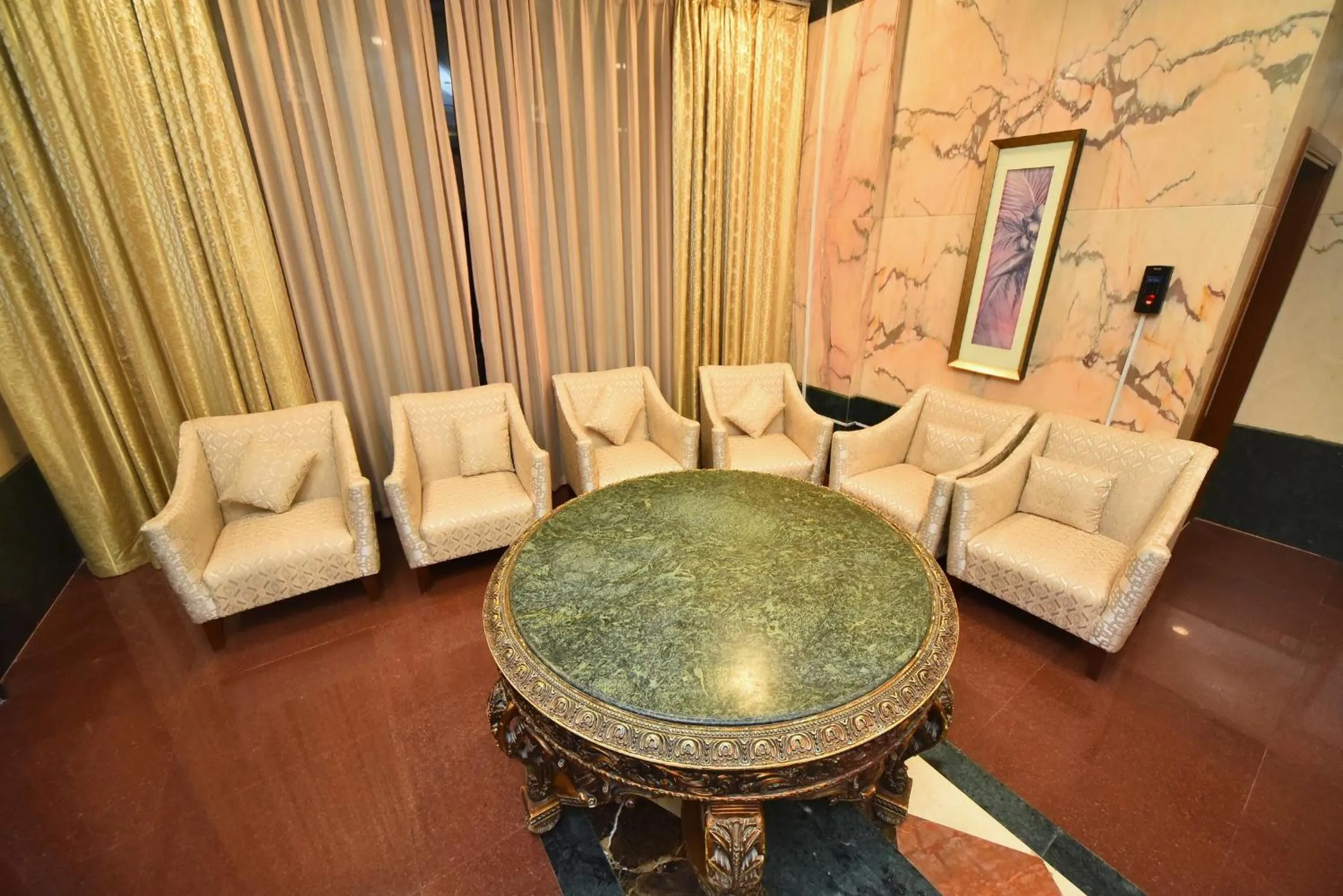Seating area in Emirates Stars Hotel Apartments Sharjah