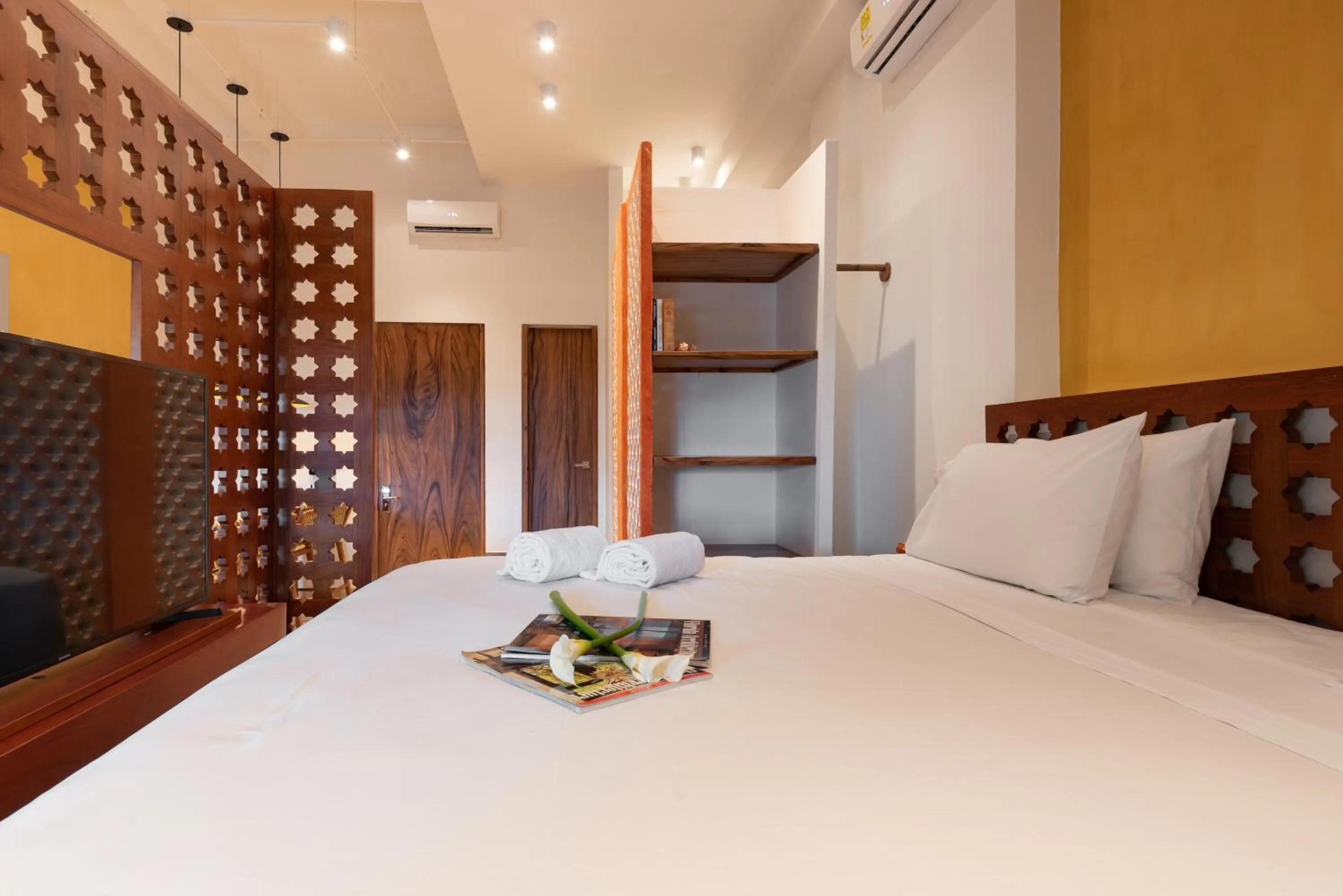 Bed in Ganem Suites Cartagena