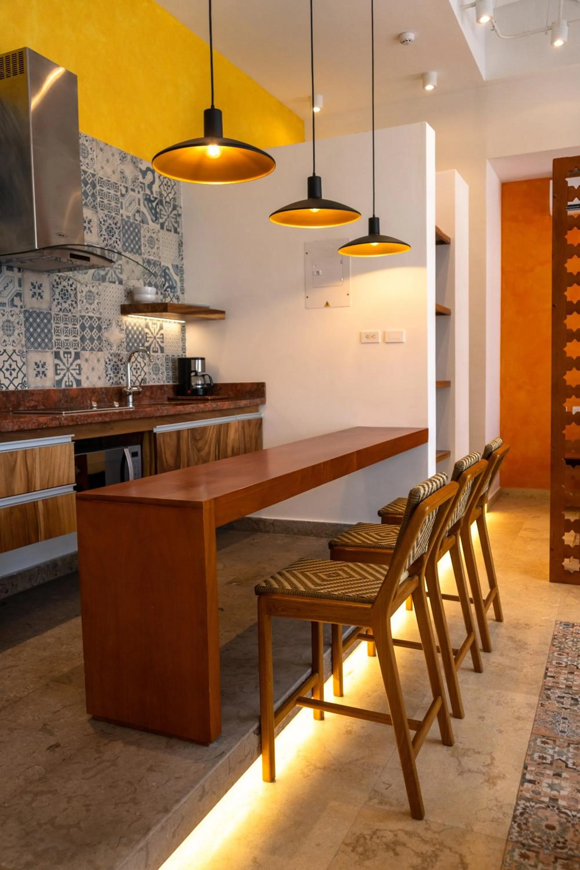 Kitchen or kitchenette in Ganem Suites Cartagena