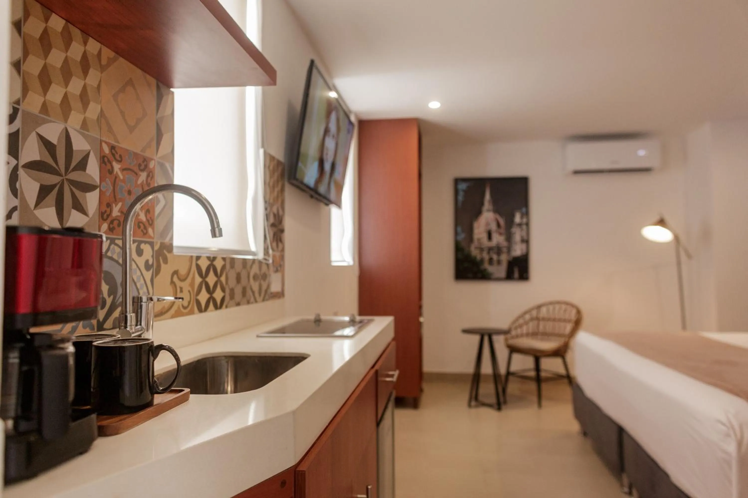 Toilet, Bed in Ganem Suites Cartagena