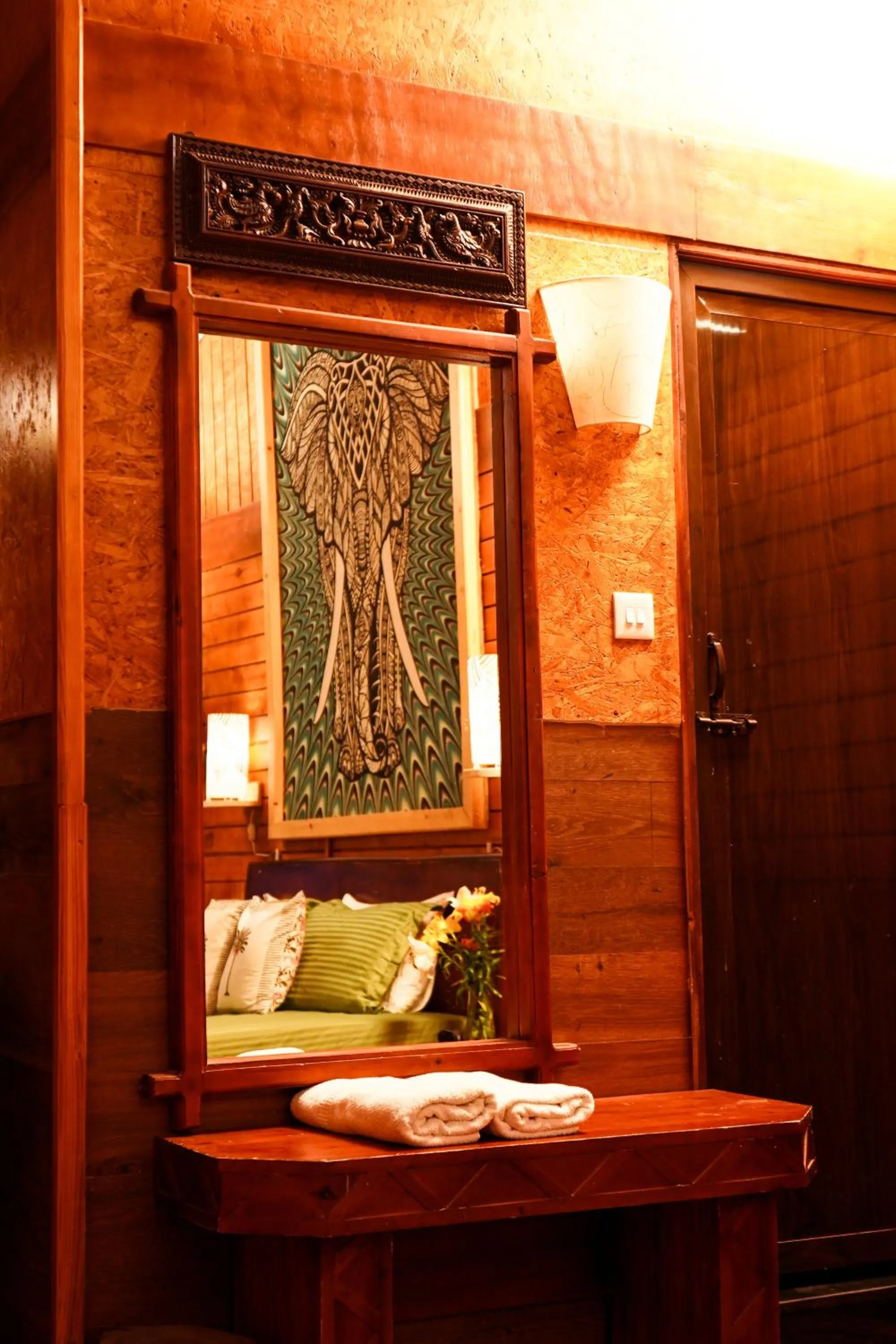 Bedroom in De Rock Jungle Living Resort