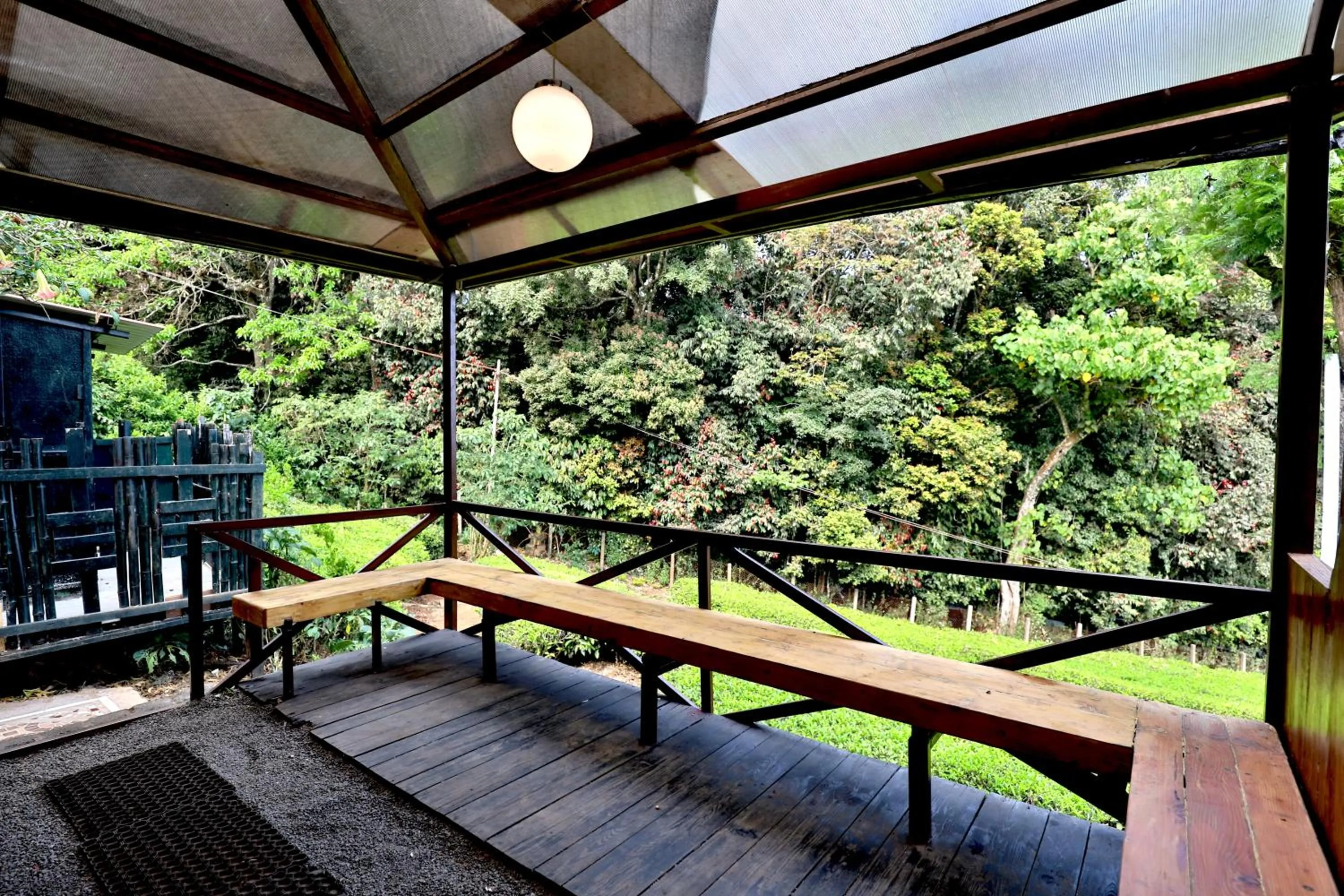Patio in De Rock Jungle Living Resort