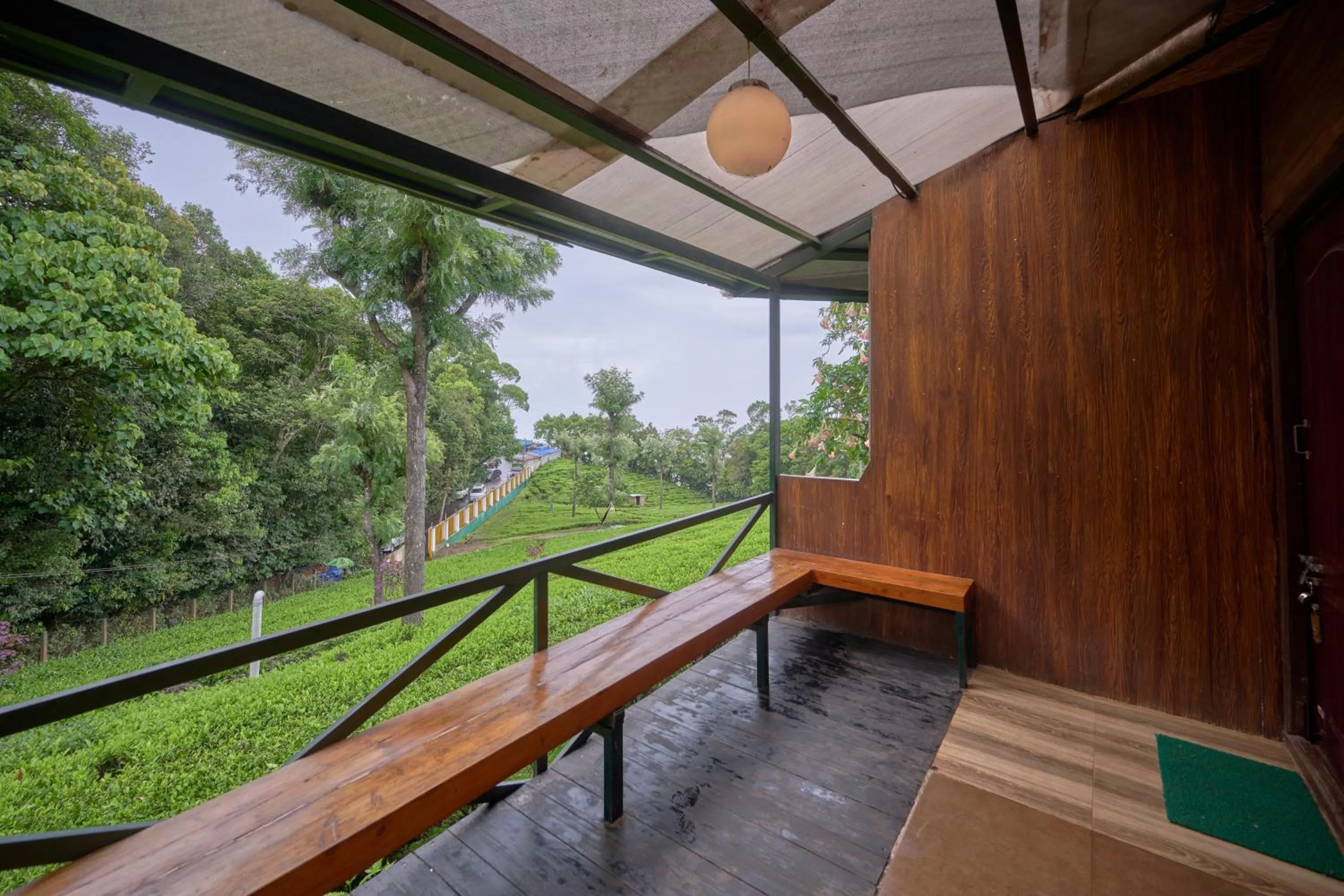 Patio in De Rock Jungle Living Resort