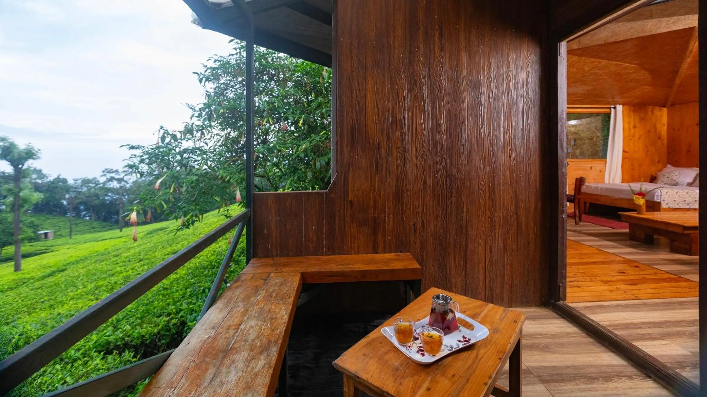 Patio in De Rock Jungle Living Resort