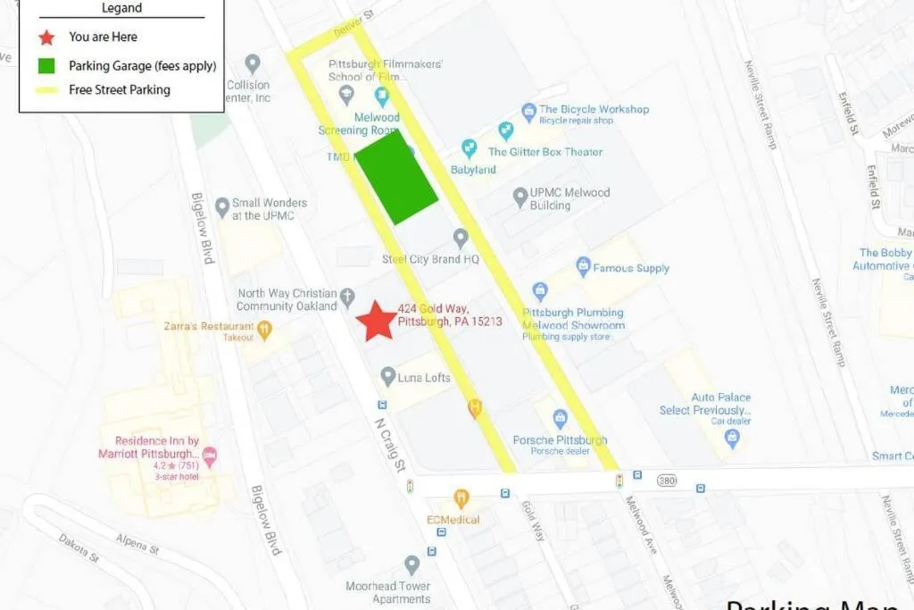 Property building in 3E - *Renovated* 3 min to Hillman Cancer Center Sleeps 6