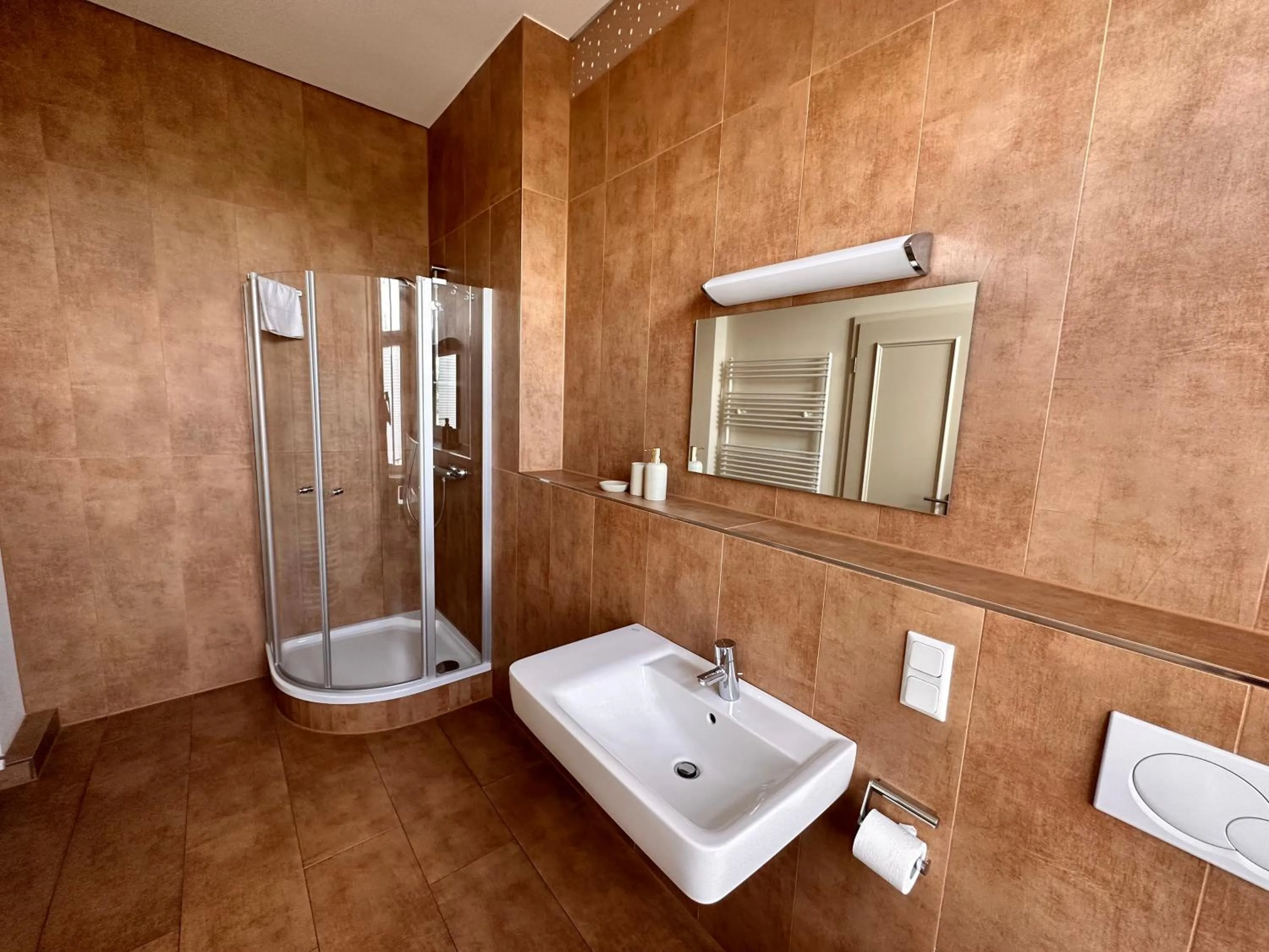 Bathroom in Altstadthotel Ilsenburg