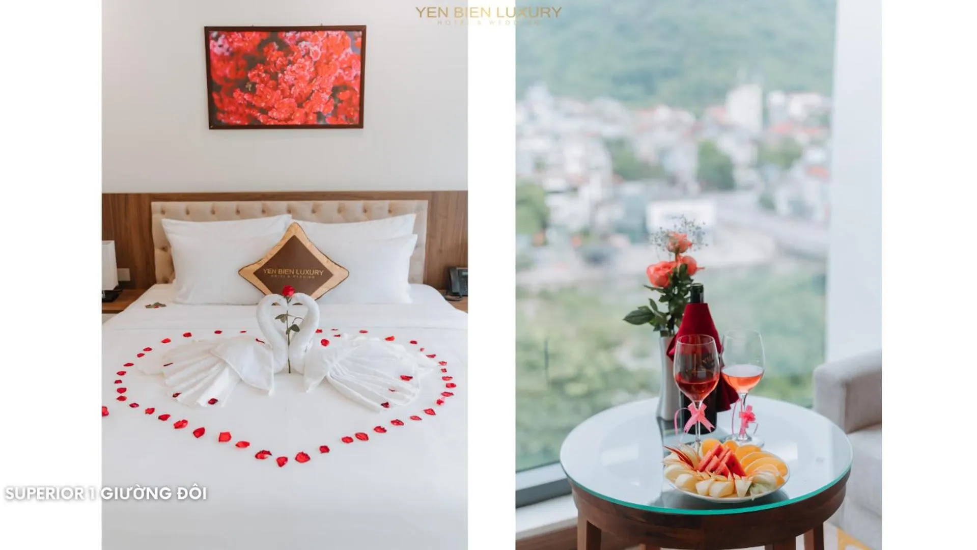 Bed in YEN BIEN LUXURY HOTEL