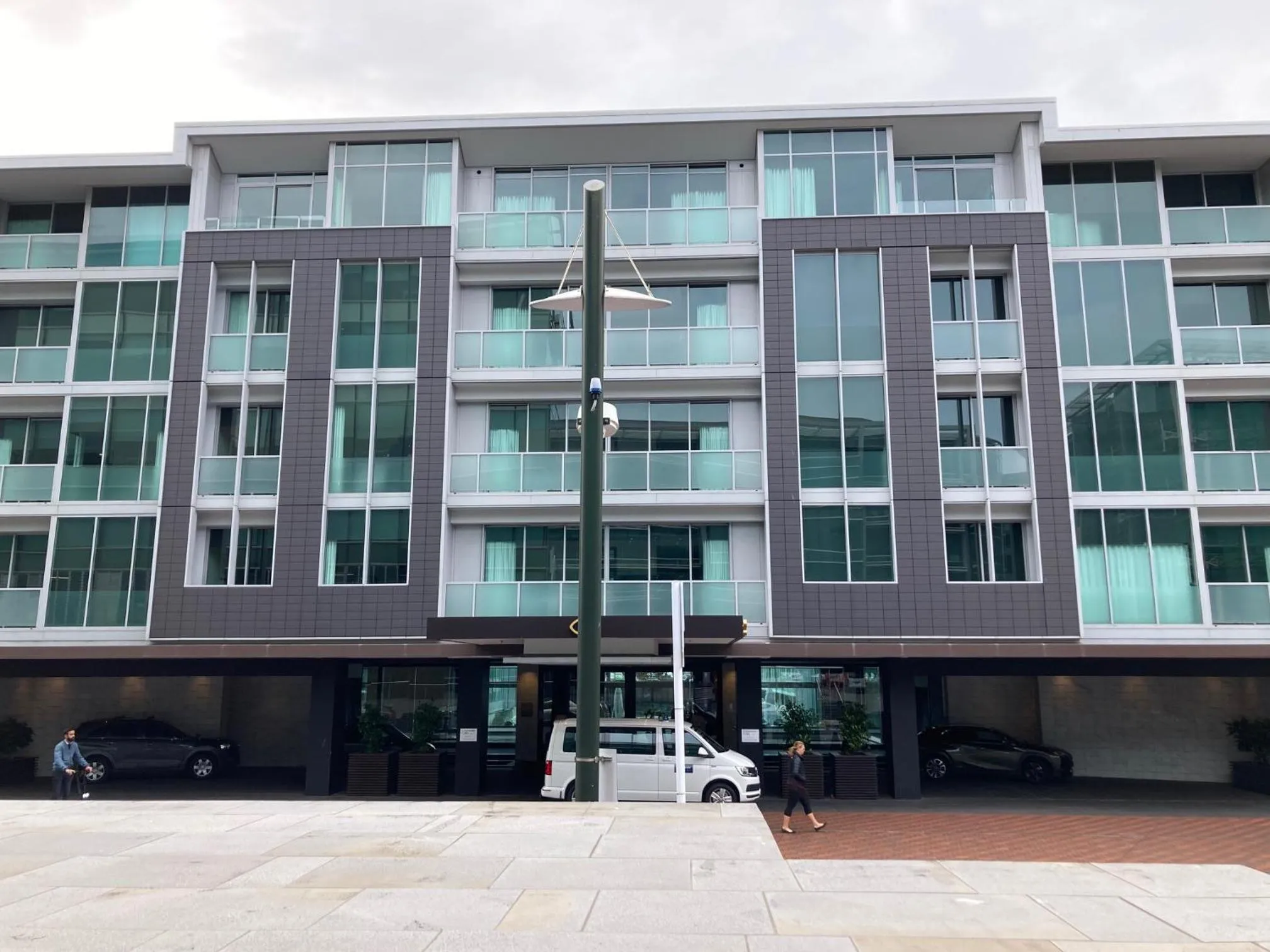 Quiet street view in Marsden Viaduct