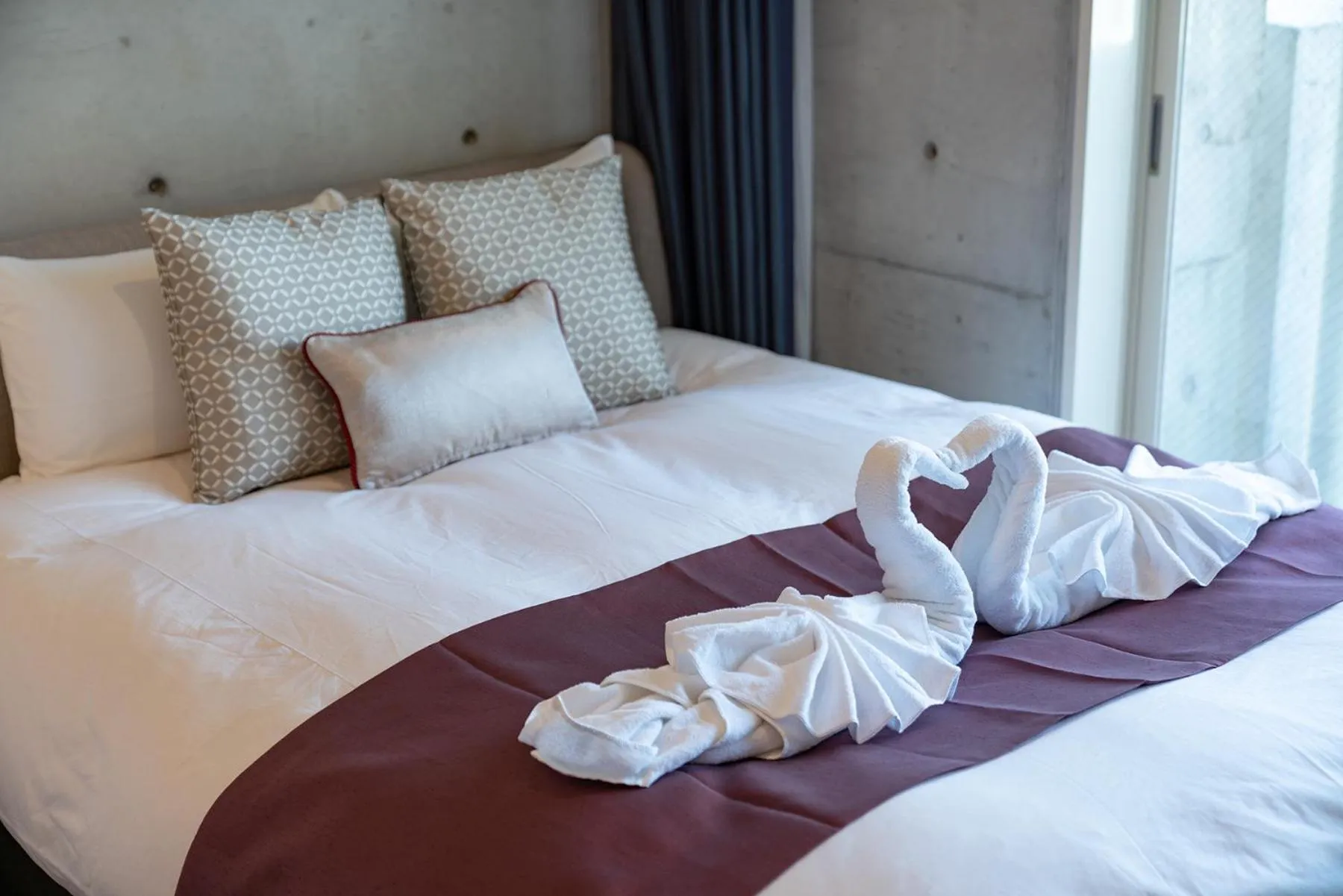 Bed in Tamatsukuri Daifuji Kan