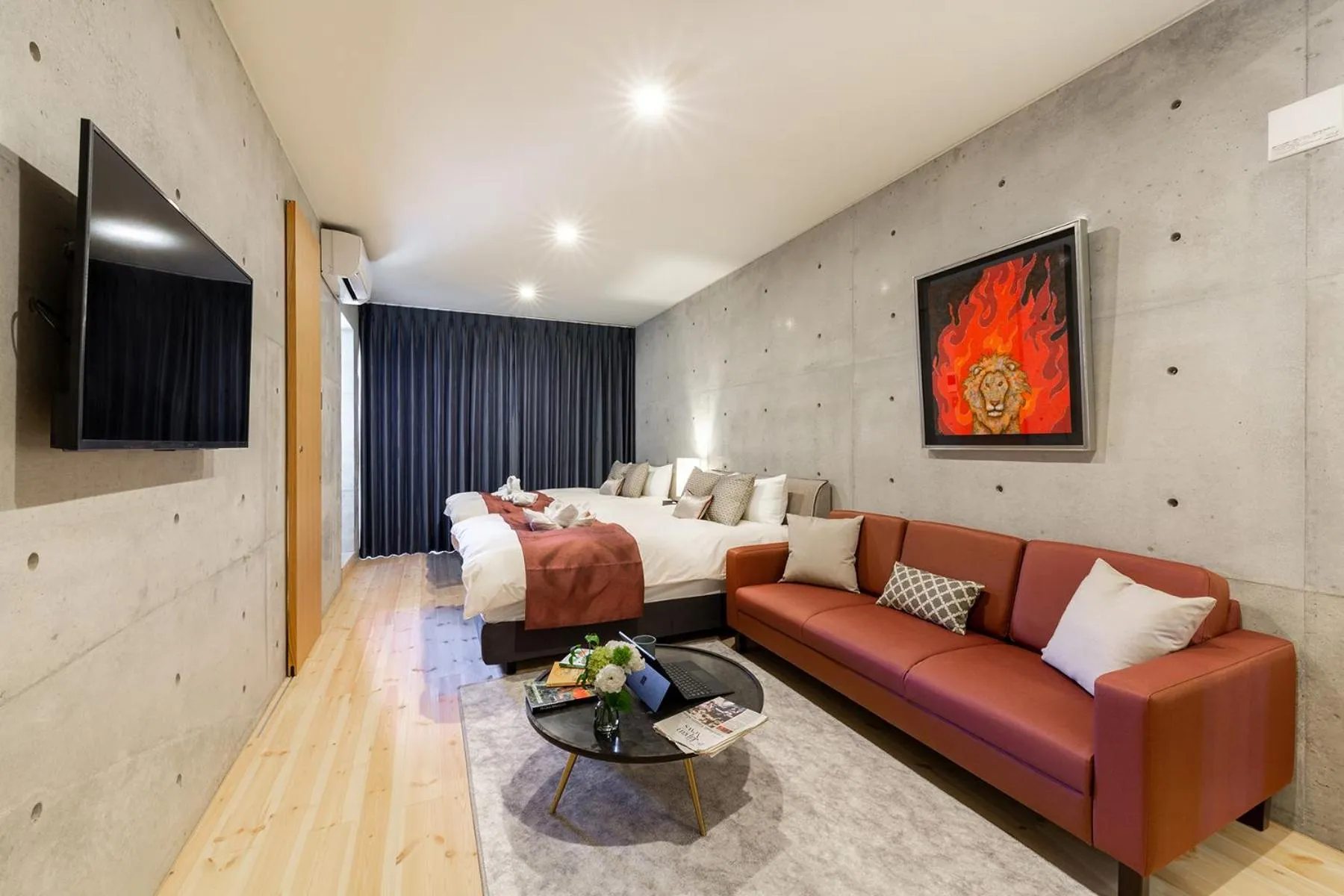 Photo of the whole room in Tamatsukuri Daifuji Kan