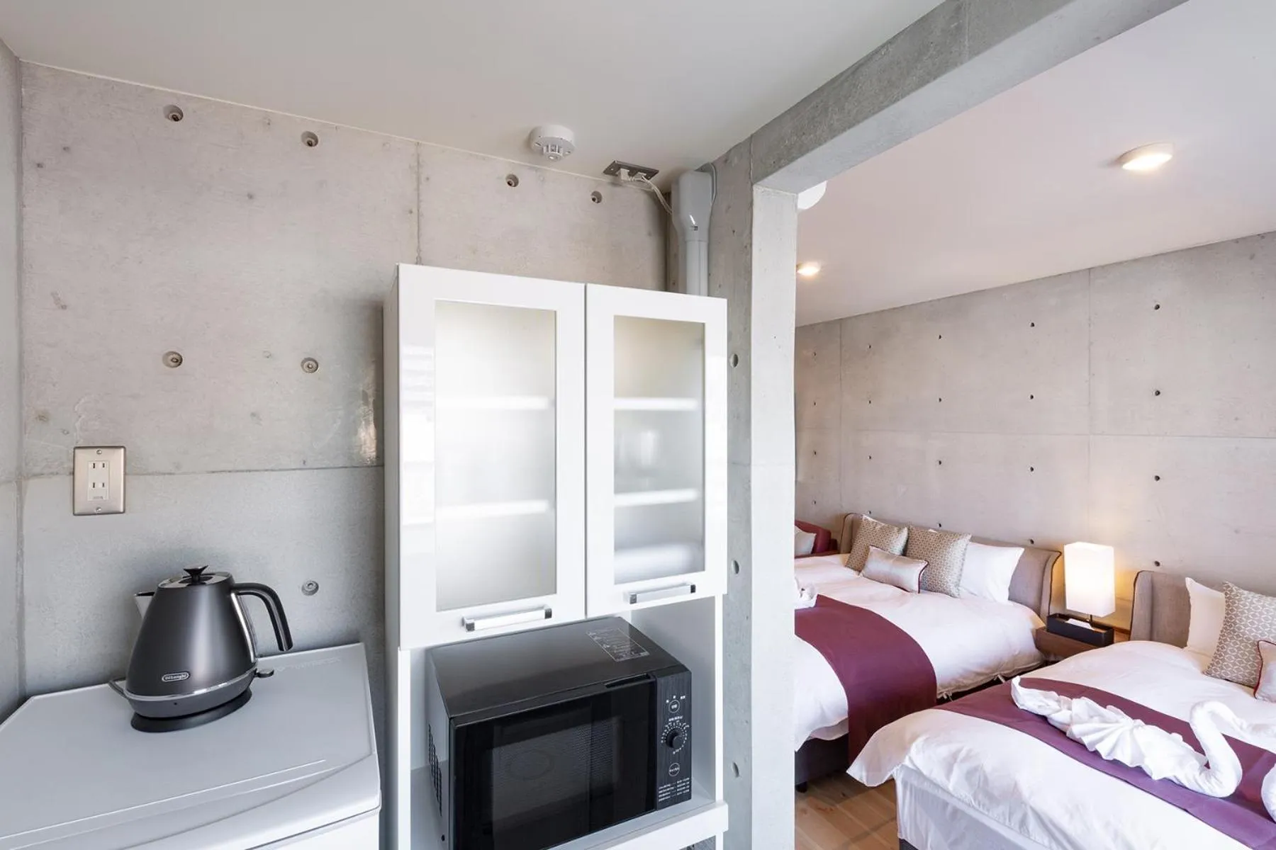 Kitchen or kitchenette, Bed in Tamatsukuri Daifuji Kan