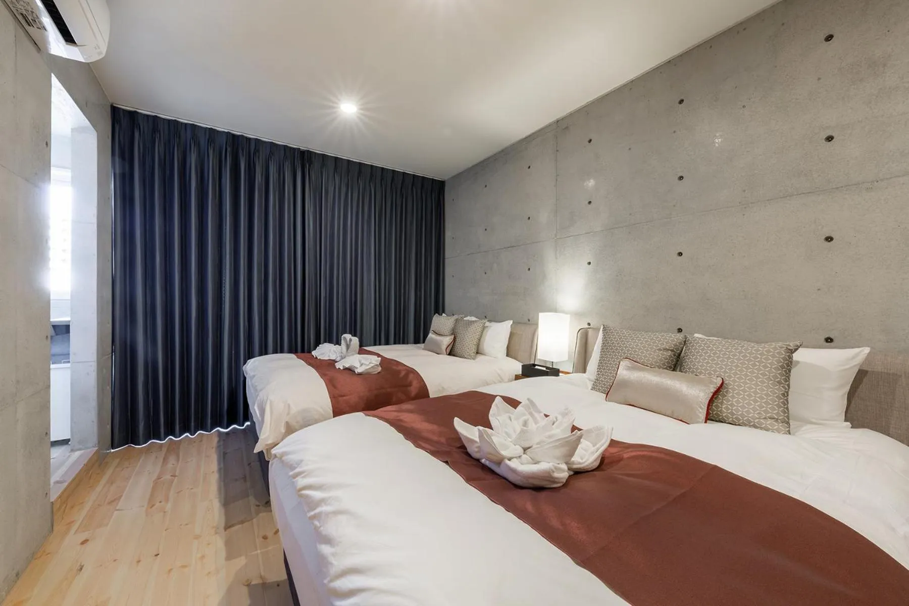 Bed in Tamatsukuri Daifuji Kan